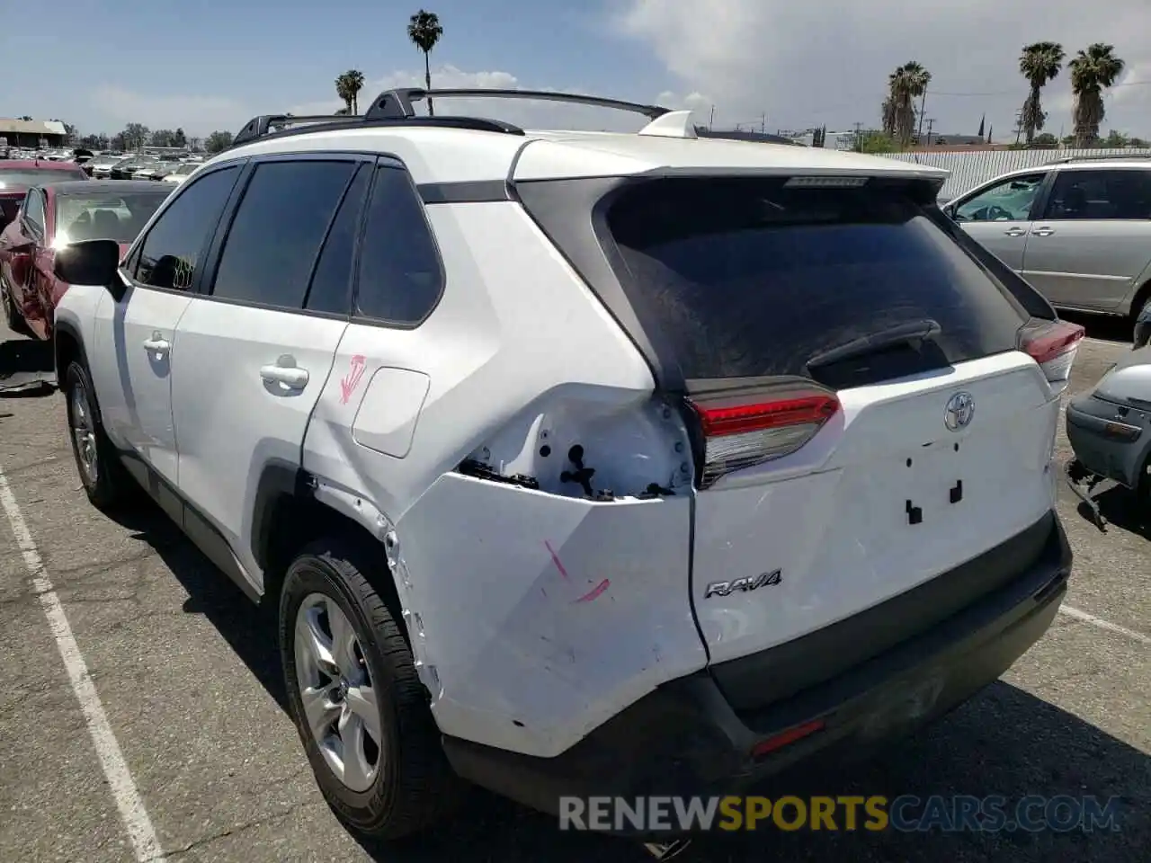 3 Photograph of a damaged car 2T3W1RFV6LW086686 TOYOTA RAV4 2020