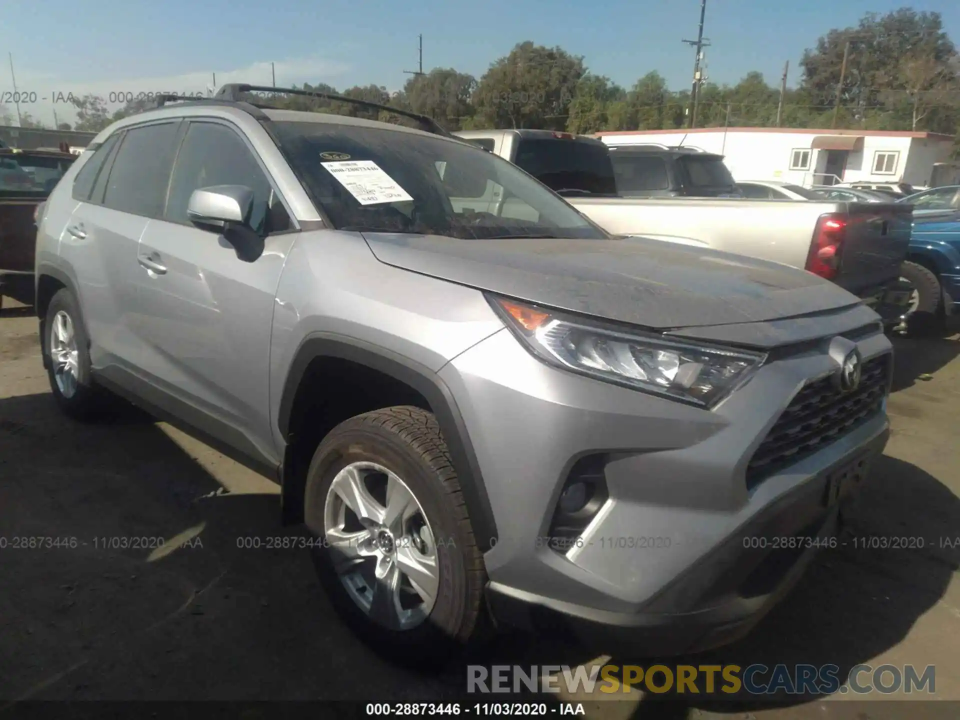 1 Photograph of a damaged car 2T3W1RFV6LW097574 TOYOTA RAV4 2020