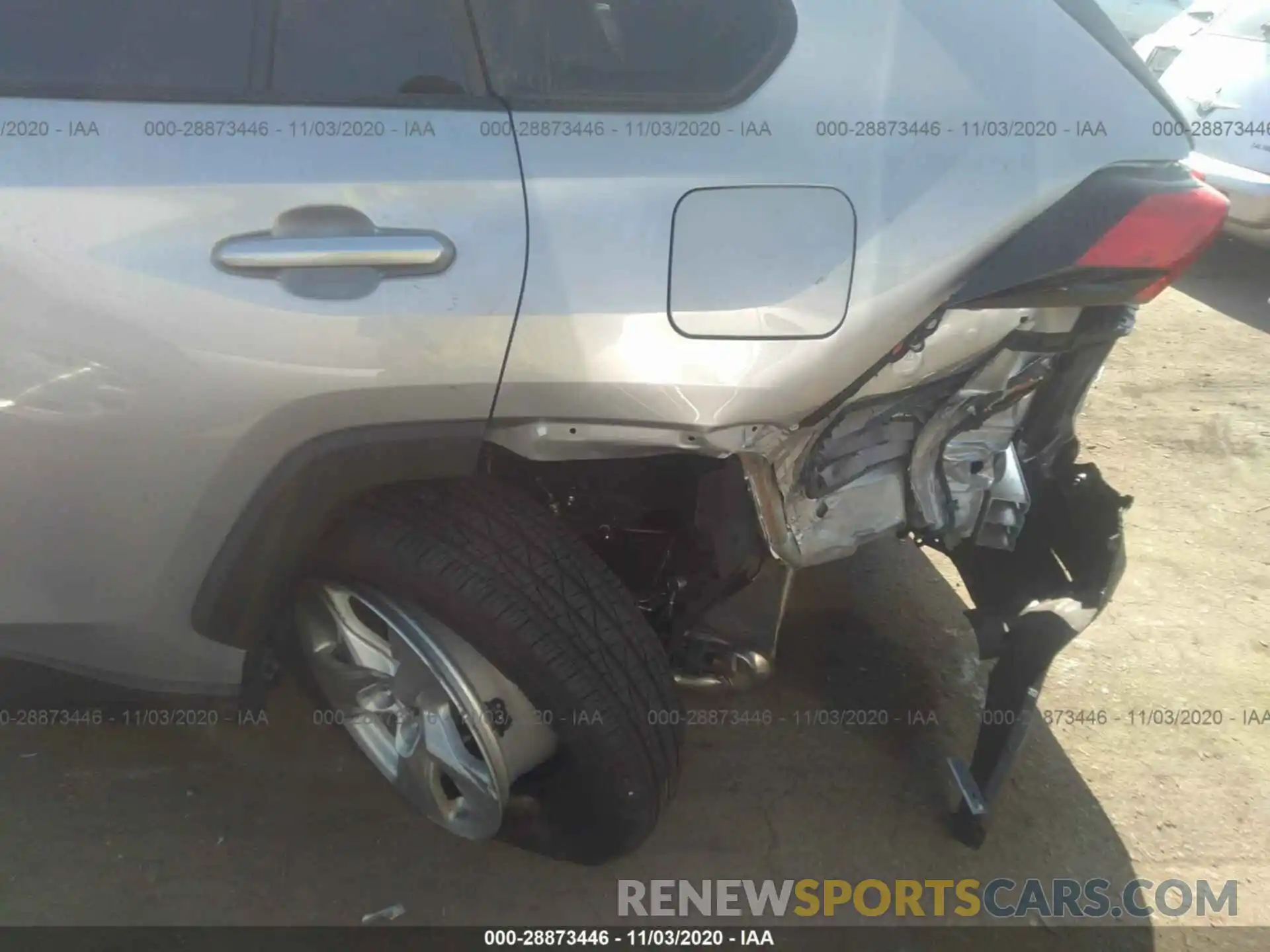 6 Photograph of a damaged car 2T3W1RFV6LW097574 TOYOTA RAV4 2020