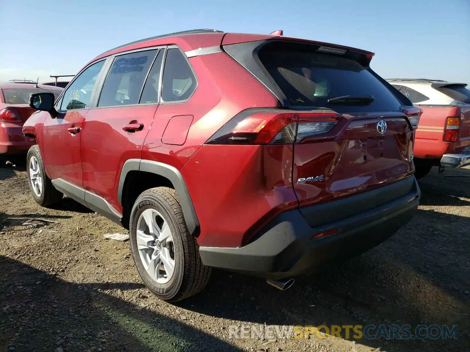 3 Photograph of a damaged car 2T3W1RFV6LW100473 TOYOTA RAV4 2020