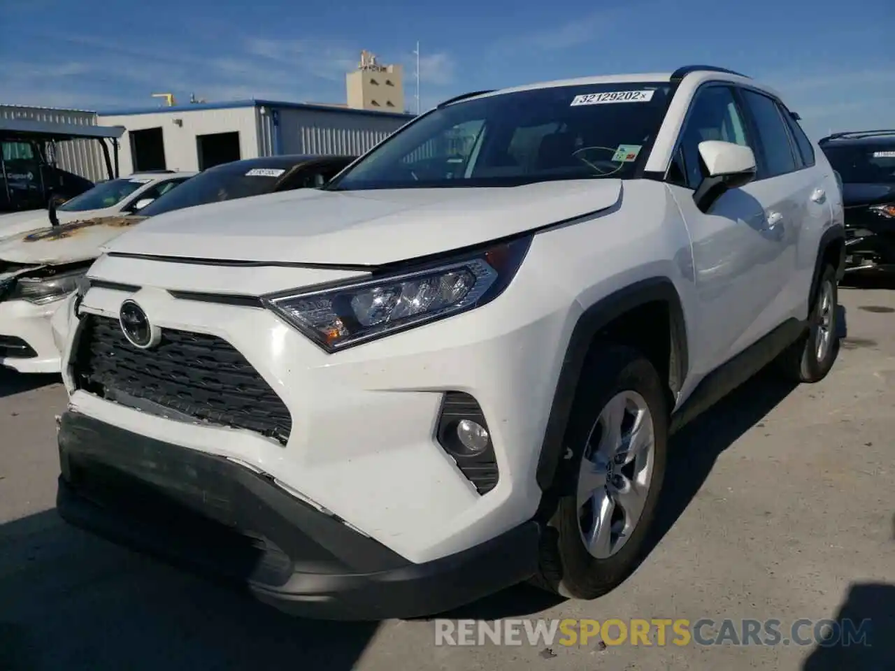 2 Photograph of a damaged car 2T3W1RFV6LW101493 TOYOTA RAV4 2020