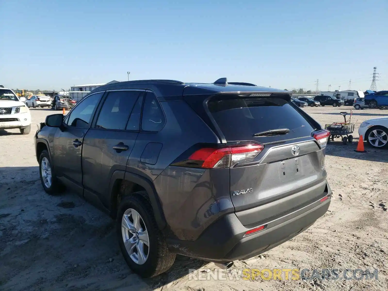 3 Photograph of a damaged car 2T3W1RFV6LW102305 TOYOTA RAV4 2020