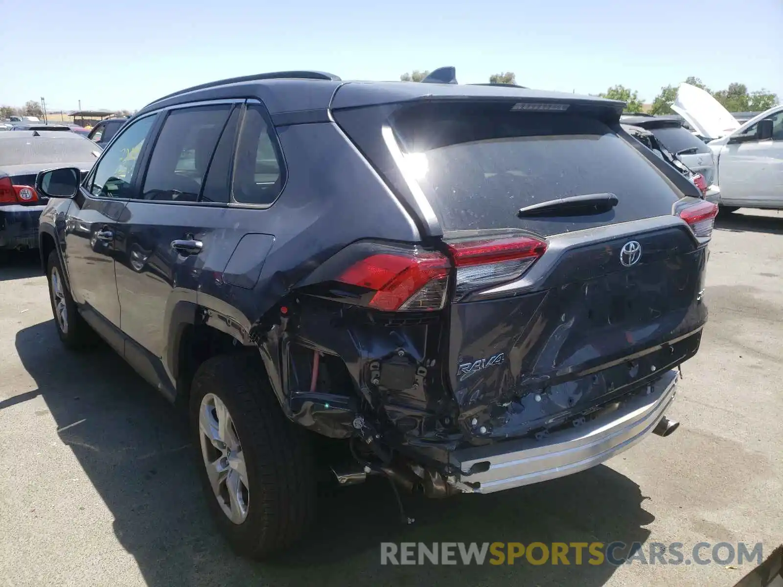 3 Photograph of a damaged car 2T3W1RFV6LW102398 TOYOTA RAV4 2020