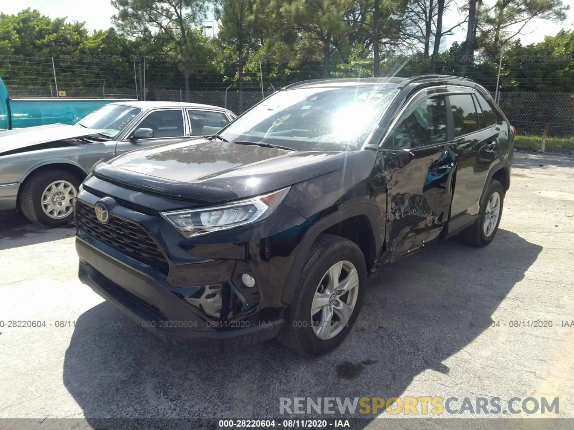 2 Photograph of a damaged car 2T3W1RFV7LC033528 TOYOTA RAV4 2020