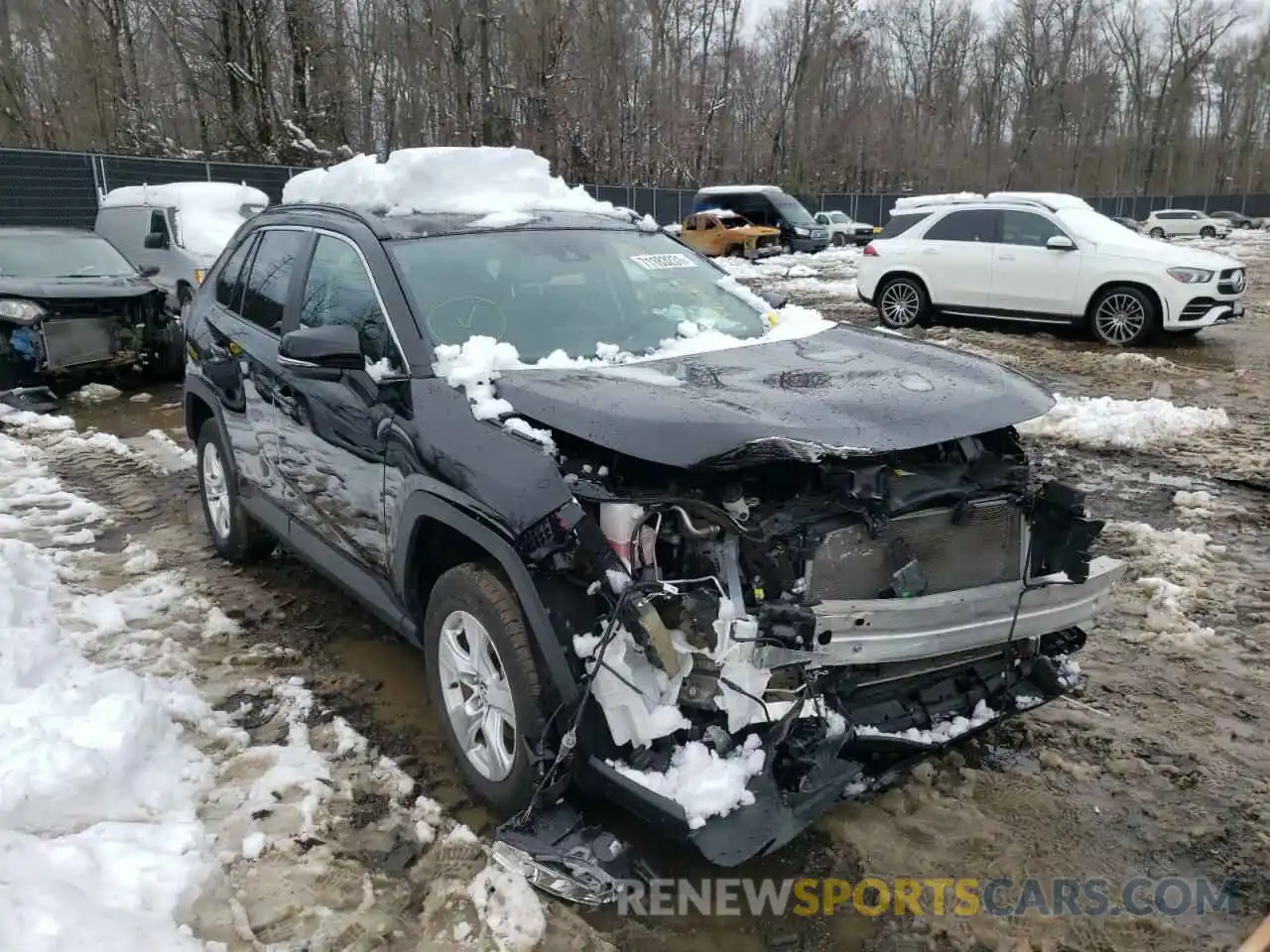 1 Photograph of a damaged car 2T3W1RFV7LC034646 TOYOTA RAV4 2020