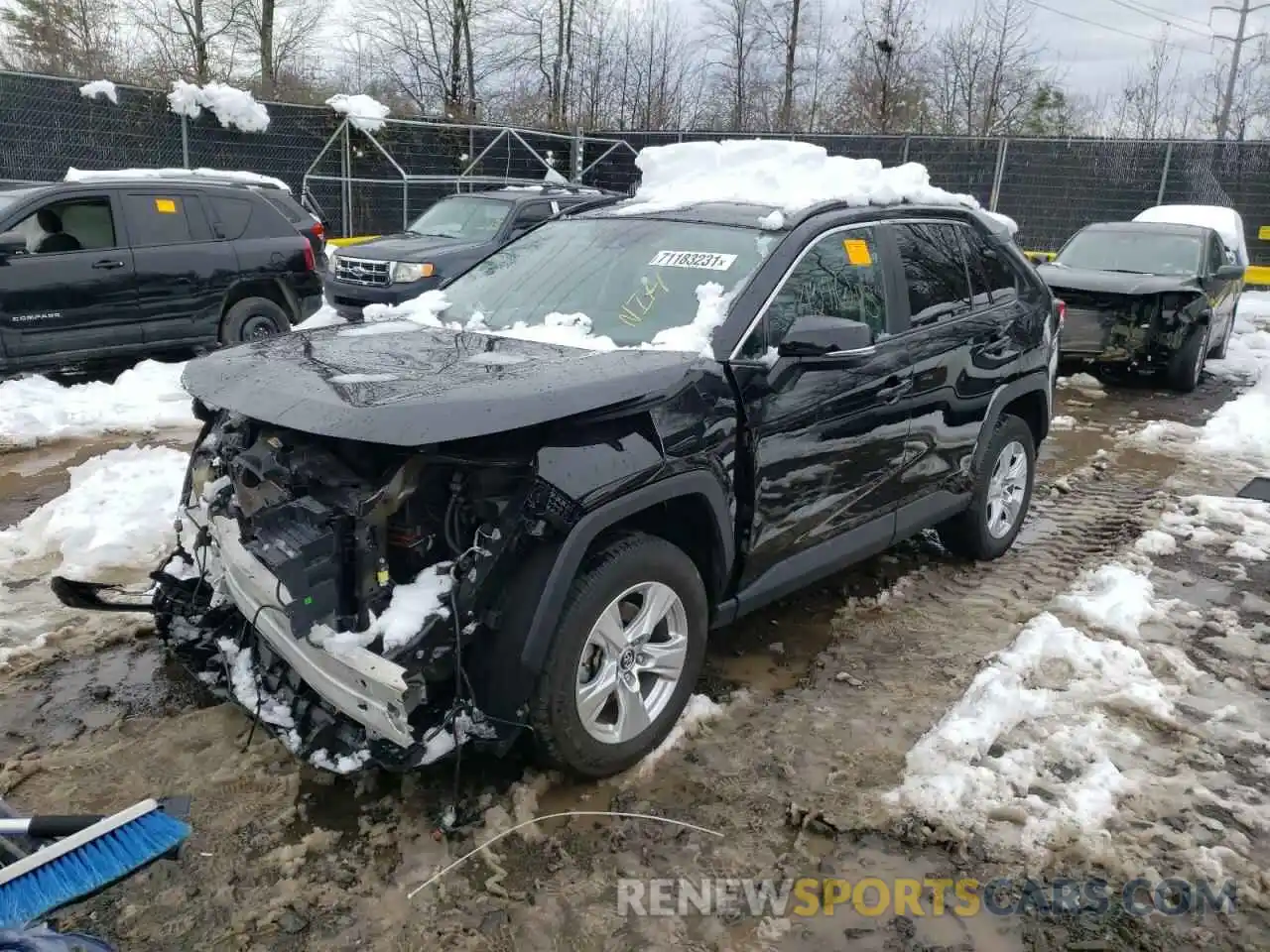 2 Photograph of a damaged car 2T3W1RFV7LC034646 TOYOTA RAV4 2020