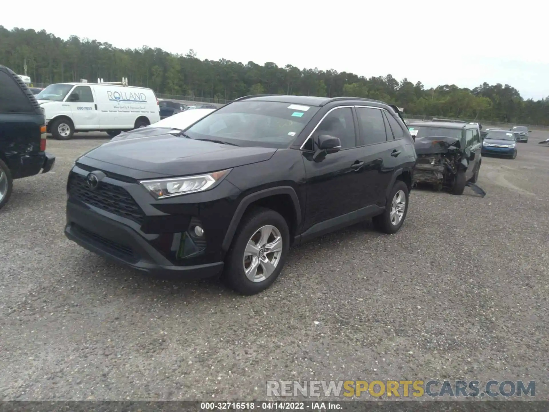 2 Photograph of a damaged car 2T3W1RFV7LC039474 TOYOTA RAV4 2020