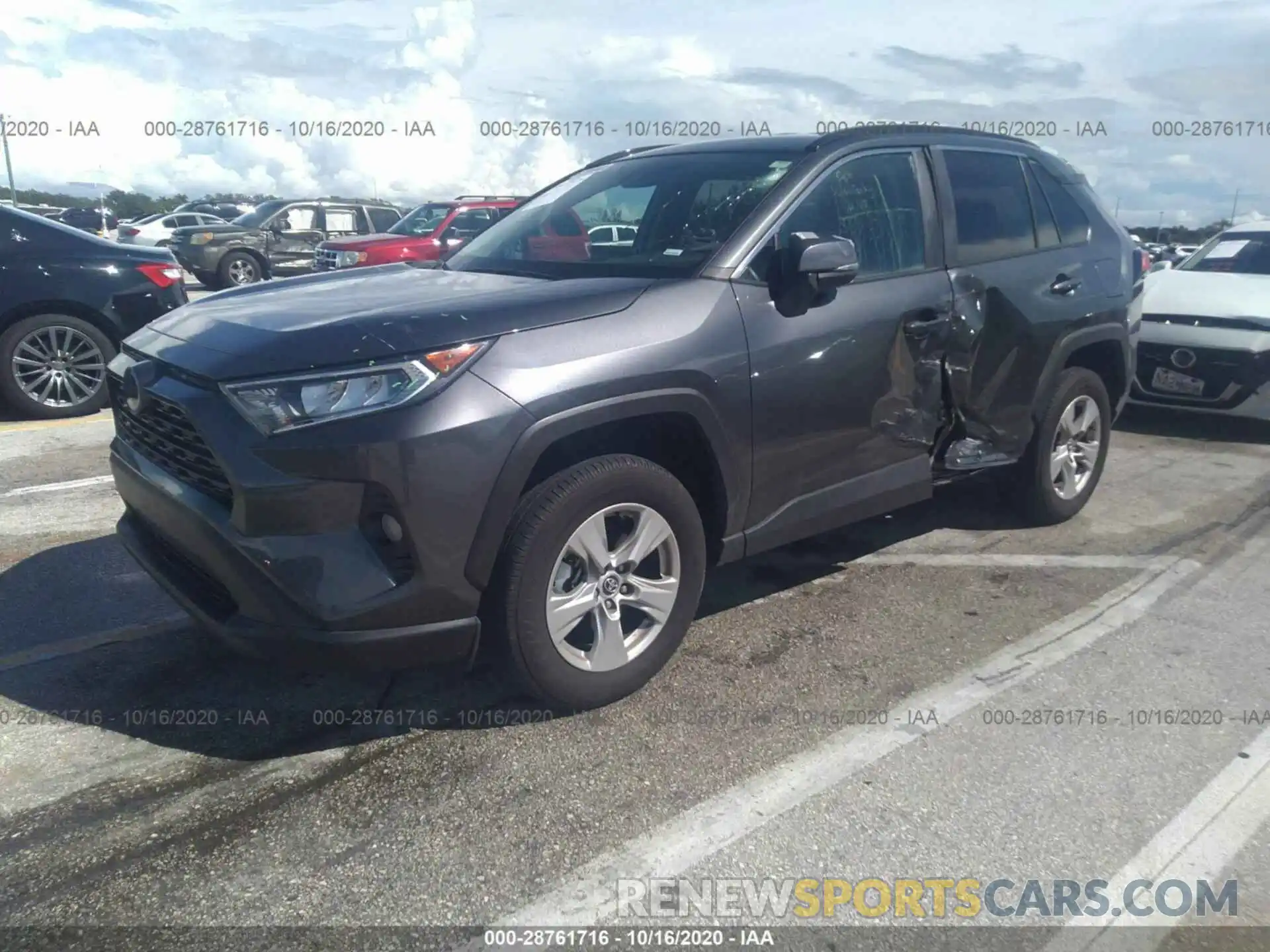 2 Photograph of a damaged car 2T3W1RFV7LC042679 TOYOTA RAV4 2020