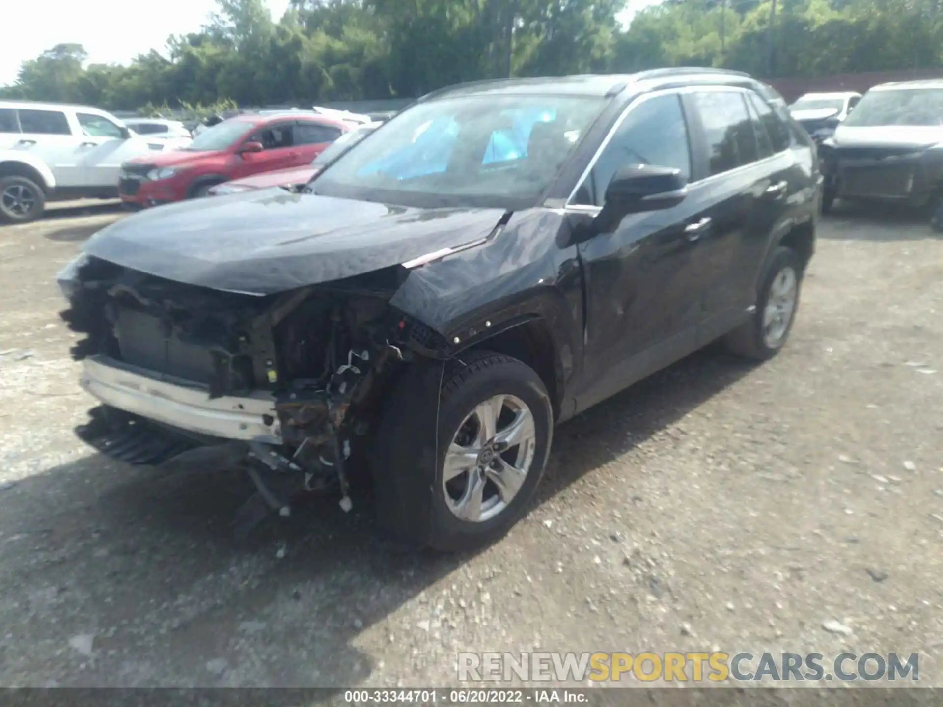 2 Photograph of a damaged car 2T3W1RFV7LC044836 TOYOTA RAV4 2020