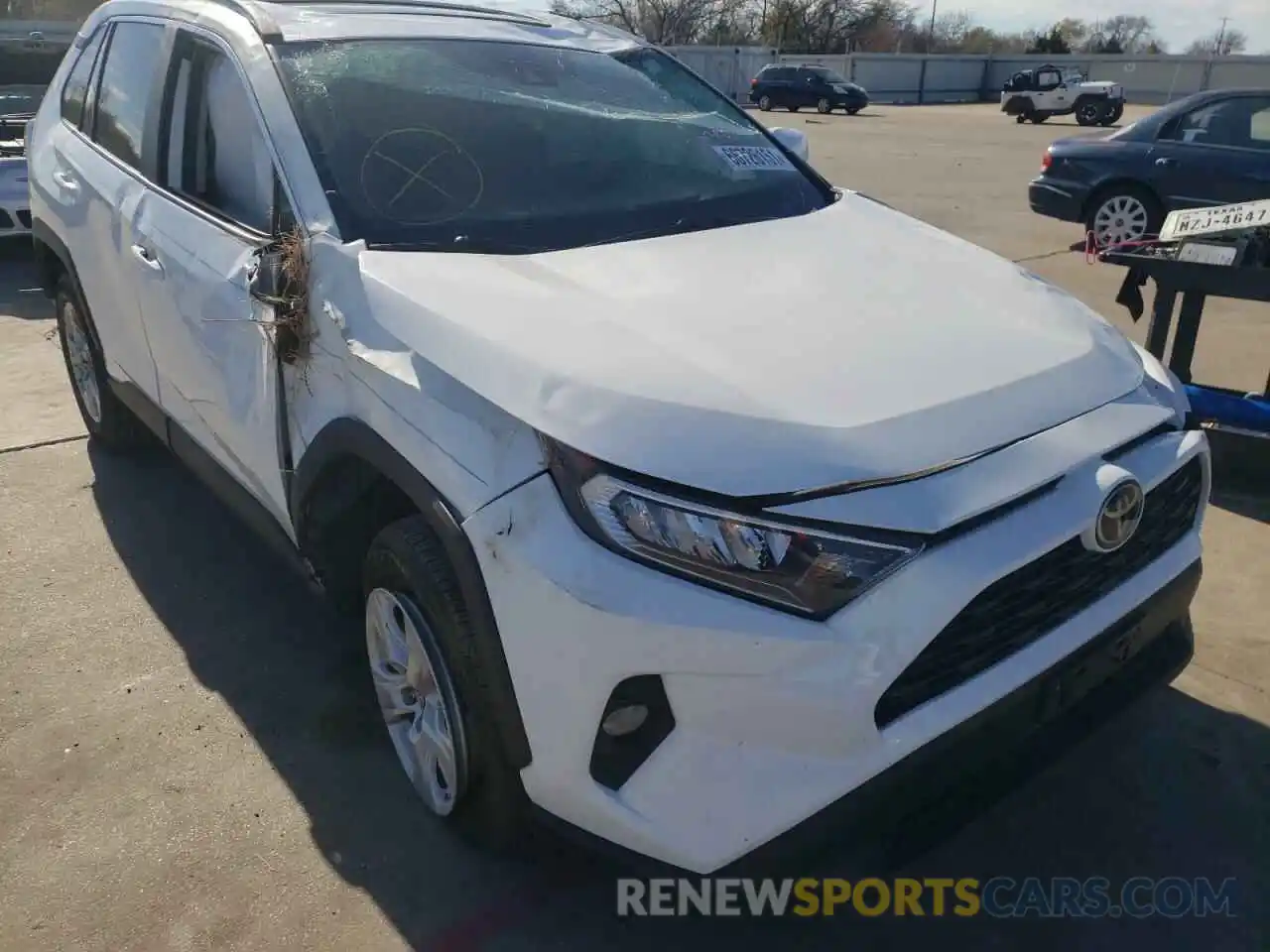 9 Photograph of a damaged car 2T3W1RFV7LC045789 TOYOTA RAV4 2020