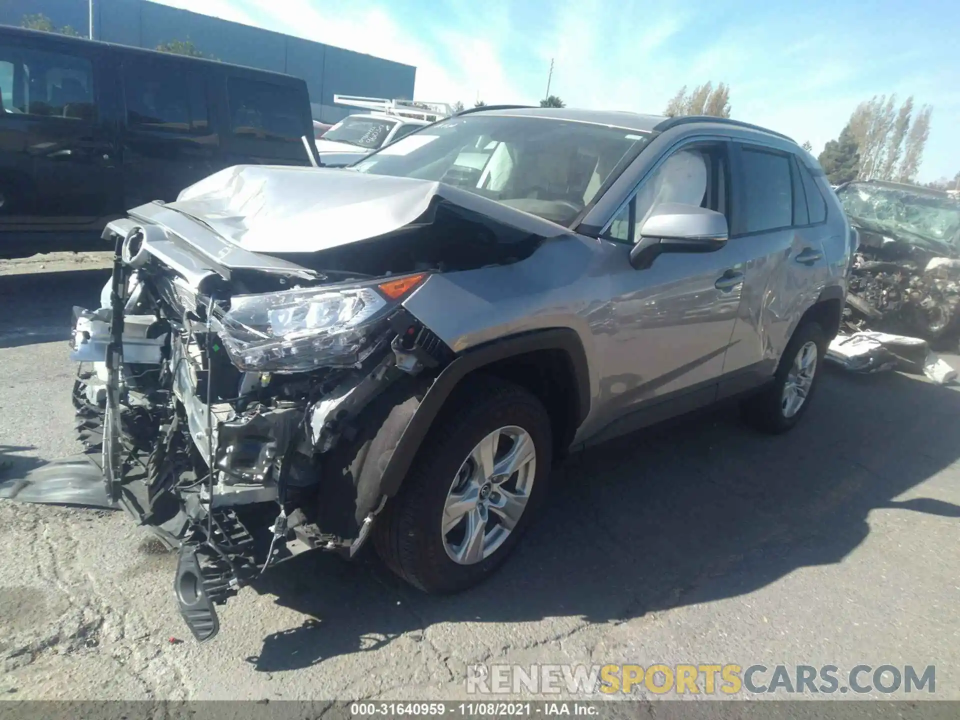 2 Photograph of a damaged car 2T3W1RFV7LC046747 TOYOTA RAV4 2020