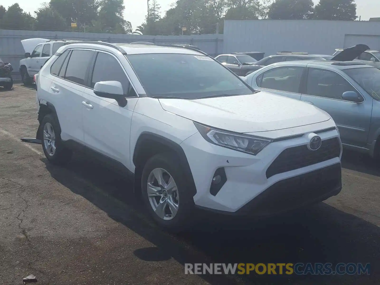 1 Photograph of a damaged car 2T3W1RFV7LC047249 TOYOTA RAV4 2020