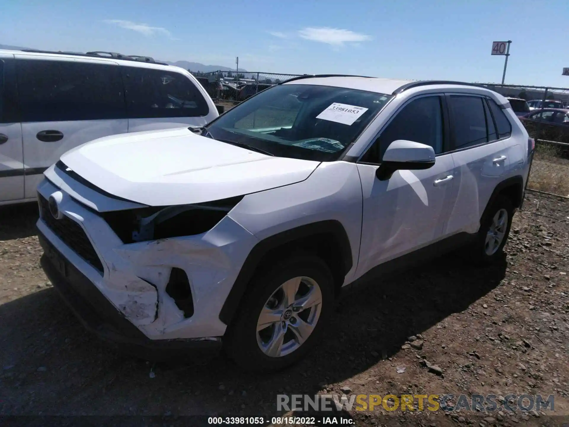 2 Фотография поврежденного автомобиля 2T3W1RFV7LC047817 TOYOTA RAV4 2020