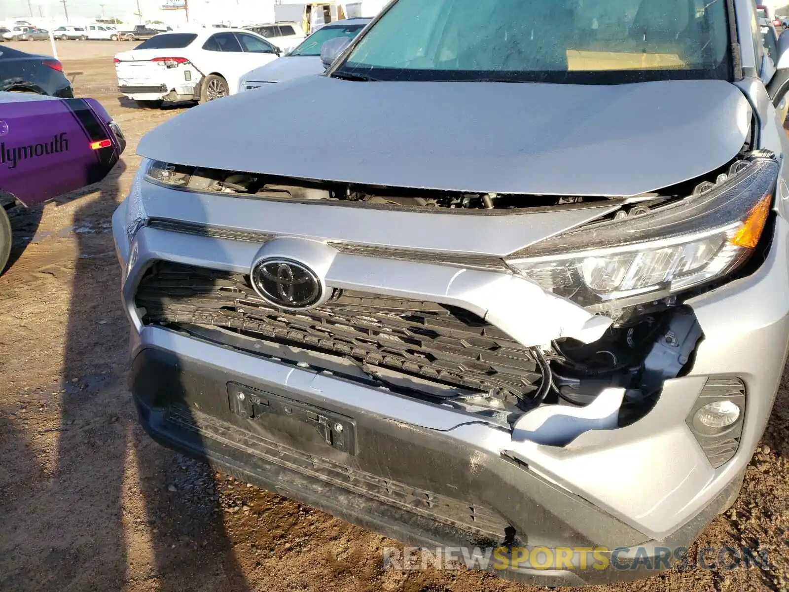 9 Фотография поврежденного автомобиля 2T3W1RFV7LC048336 TOYOTA RAV4 2020