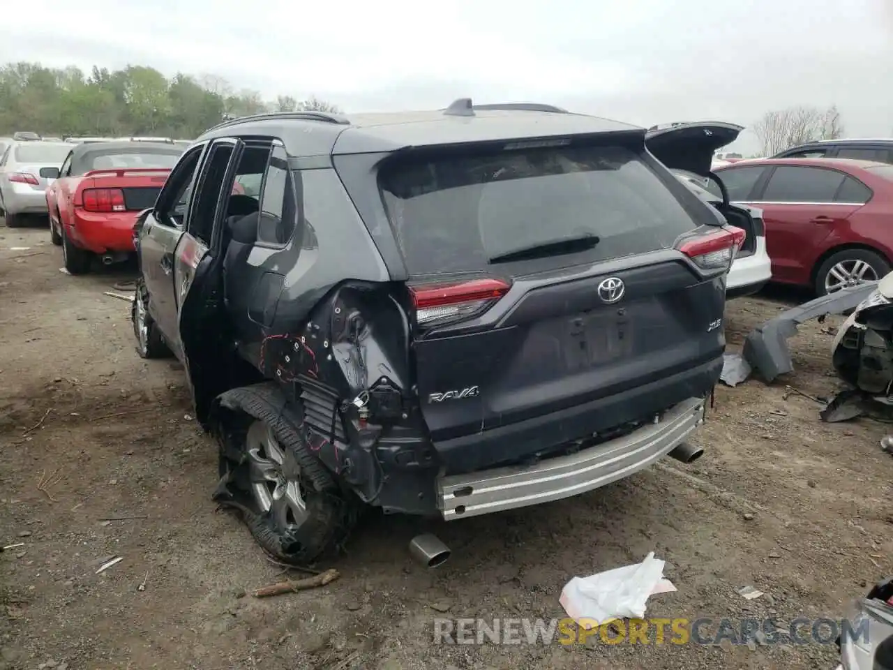 3 Photograph of a damaged car 2T3W1RFV7LC051155 TOYOTA RAV4 2020