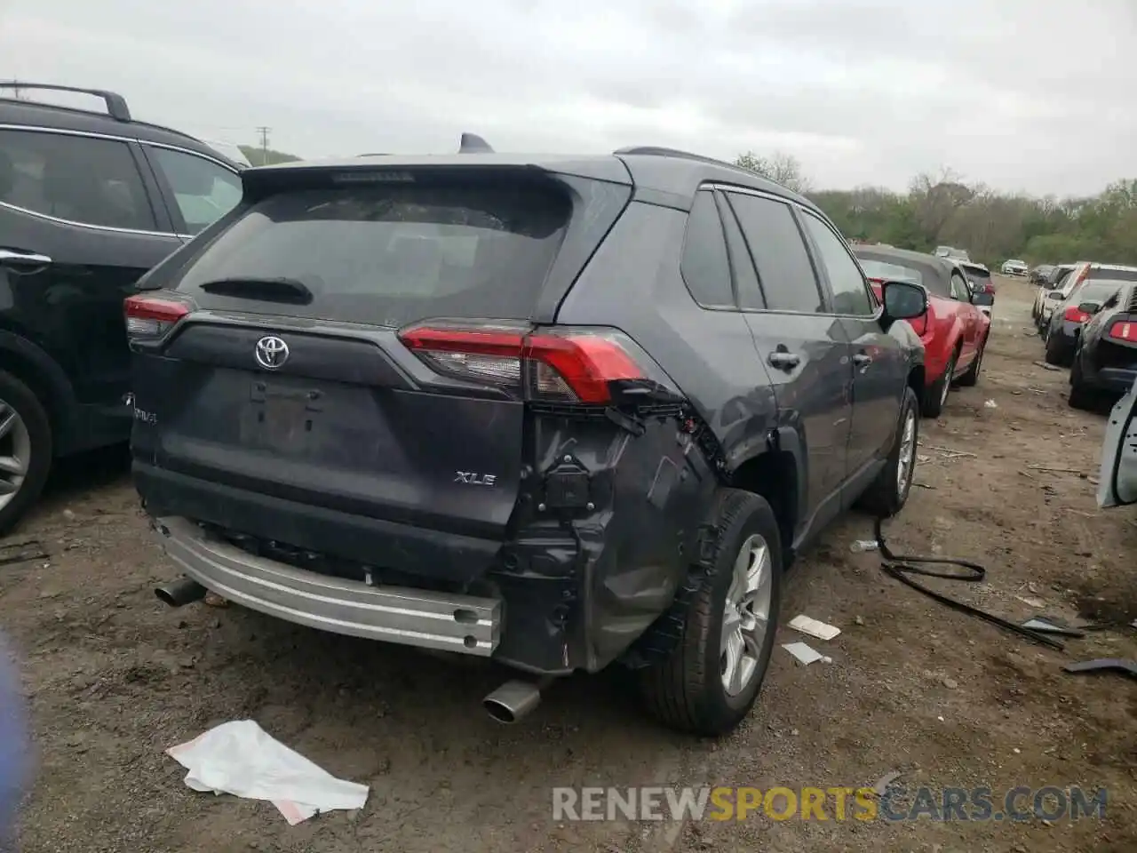 4 Photograph of a damaged car 2T3W1RFV7LC051155 TOYOTA RAV4 2020