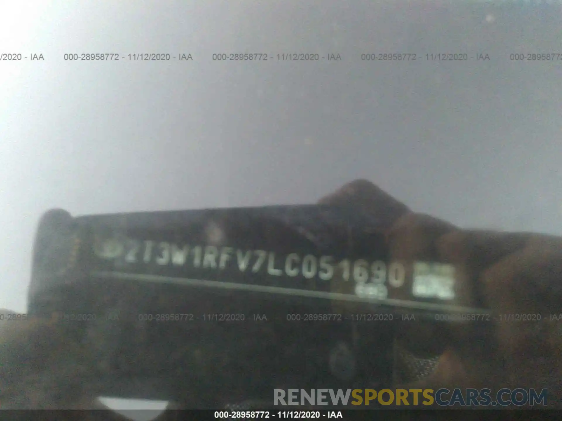 9 Photograph of a damaged car 2T3W1RFV7LC051690 TOYOTA RAV4 2020