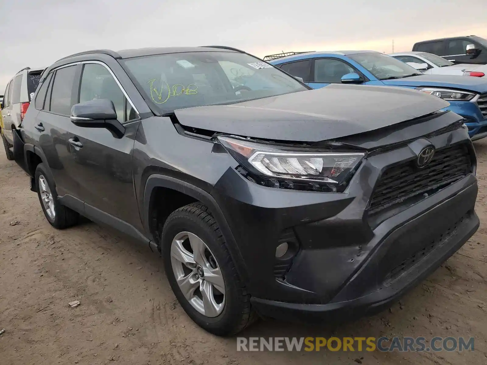 1 Photograph of a damaged car 2T3W1RFV7LC051804 TOYOTA RAV4 2020