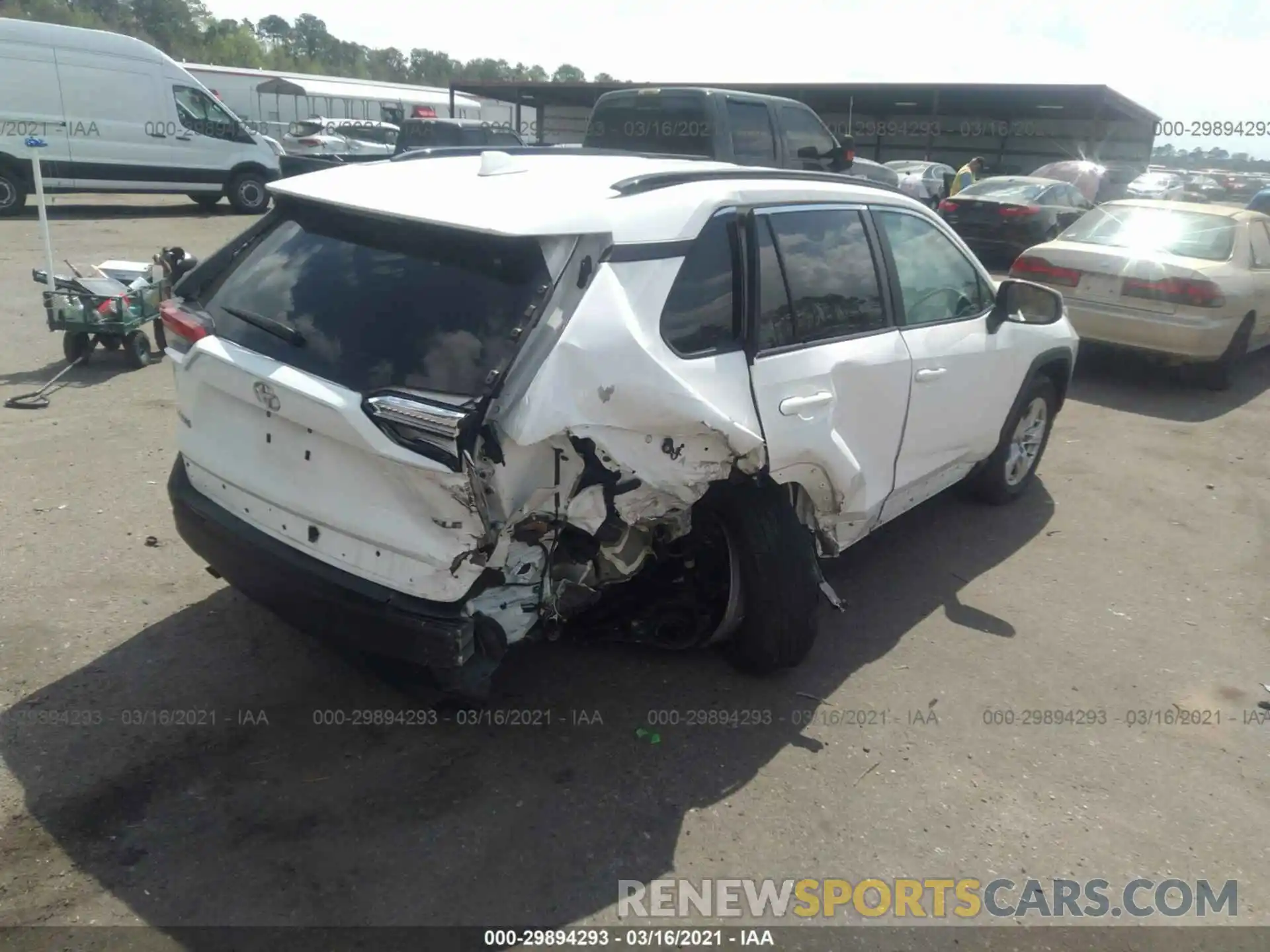 4 Photograph of a damaged car 2T3W1RFV7LC053956 TOYOTA RAV4 2020