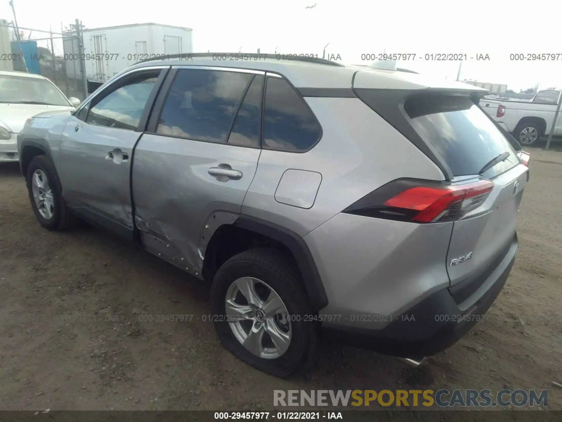 3 Photograph of a damaged car 2T3W1RFV7LC055996 TOYOTA RAV4 2020