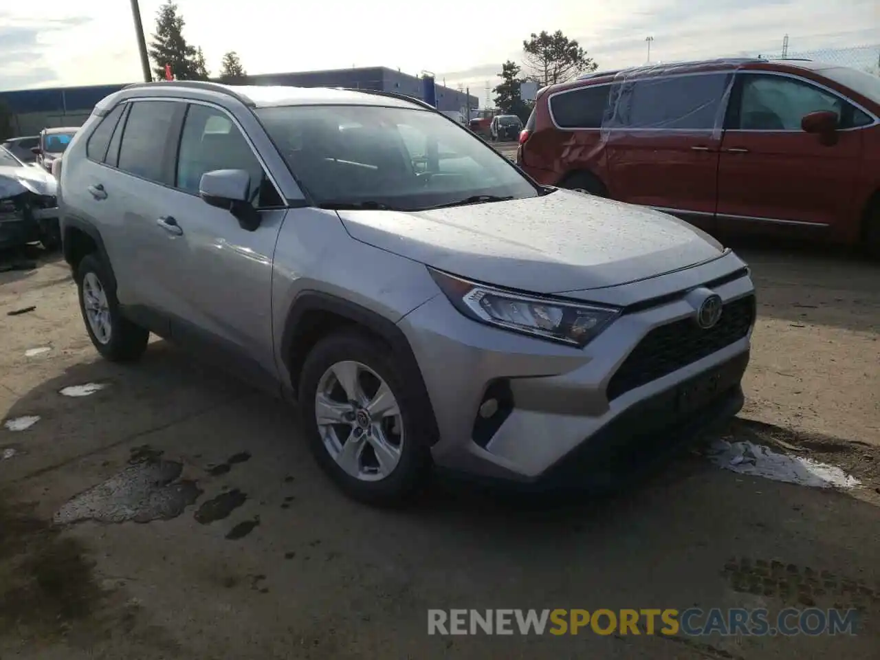 1 Photograph of a damaged car 2T3W1RFV7LC057845 TOYOTA RAV4 2020