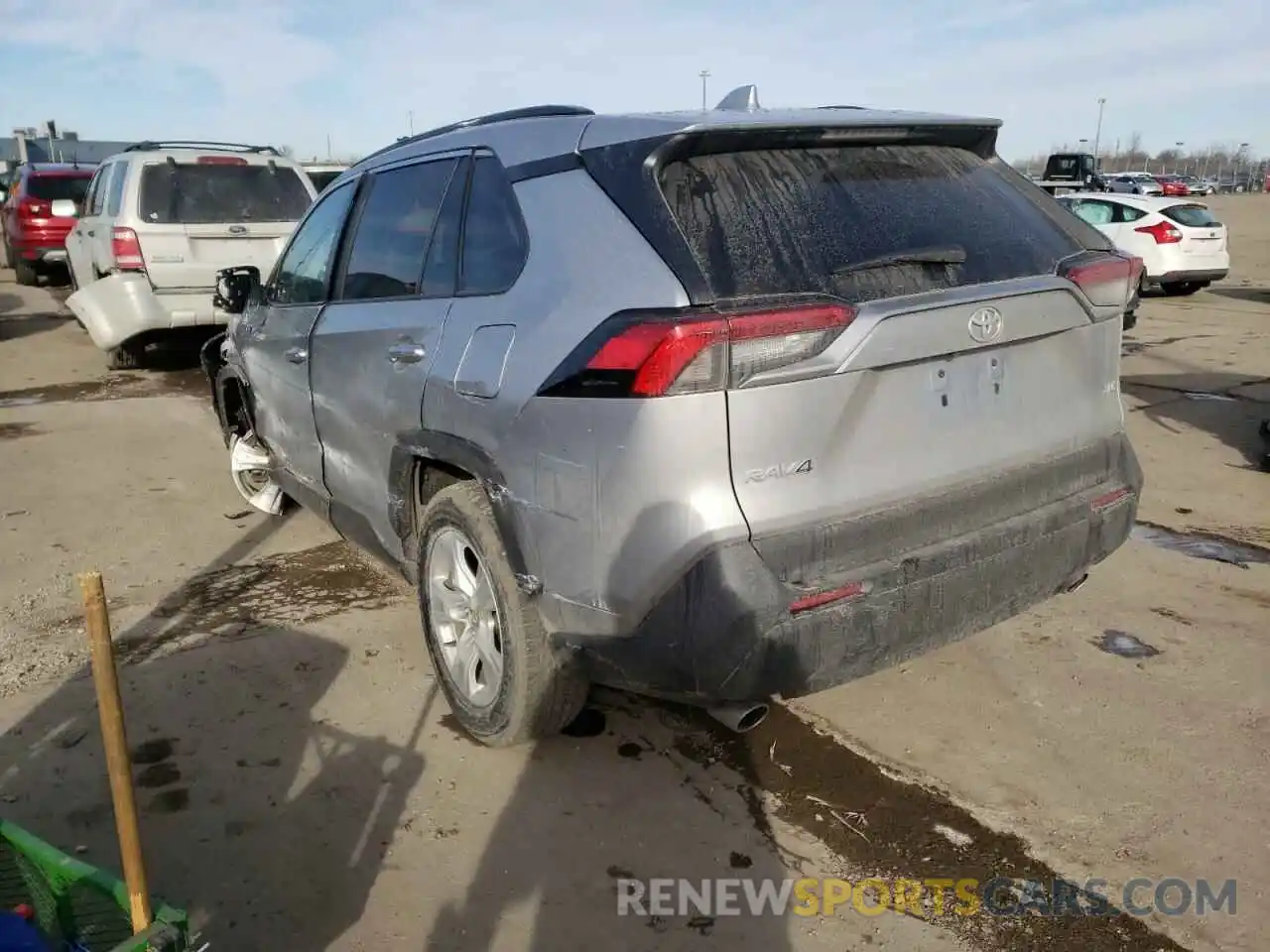 3 Photograph of a damaged car 2T3W1RFV7LC057845 TOYOTA RAV4 2020