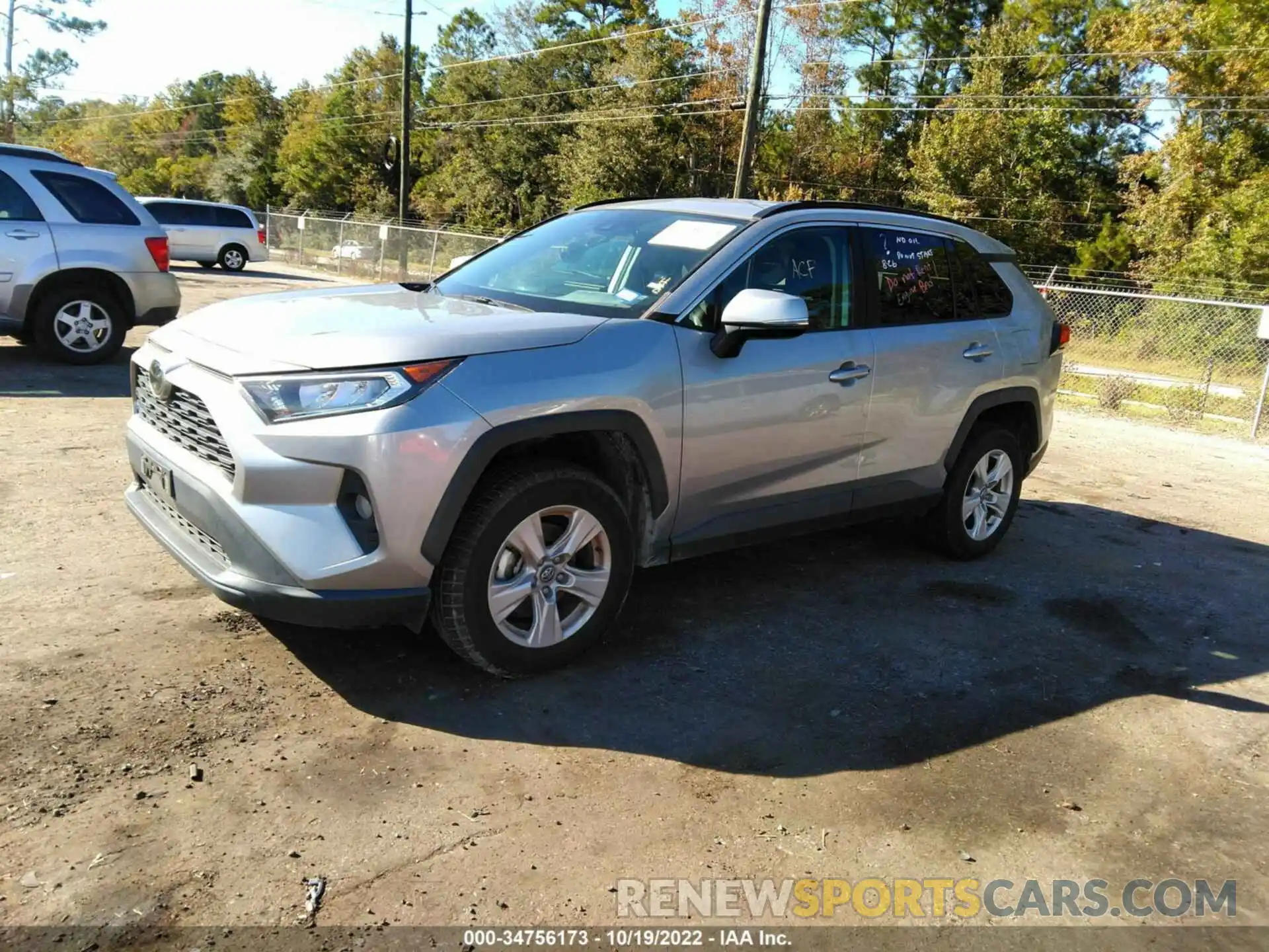 2 Photograph of a damaged car 2T3W1RFV7LC058865 TOYOTA RAV4 2020