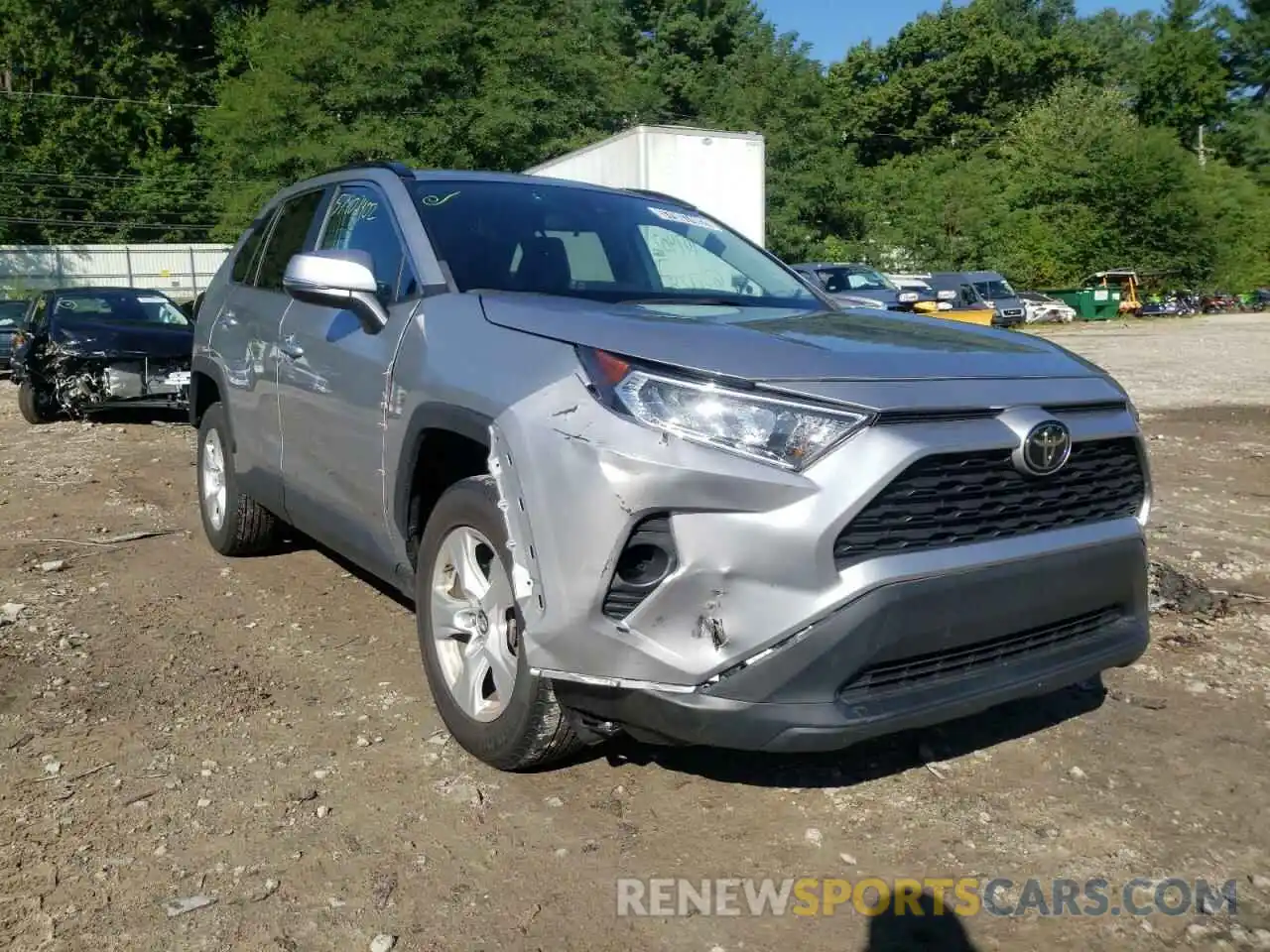 1 Photograph of a damaged car 2T3W1RFV7LC059742 TOYOTA RAV4 2020