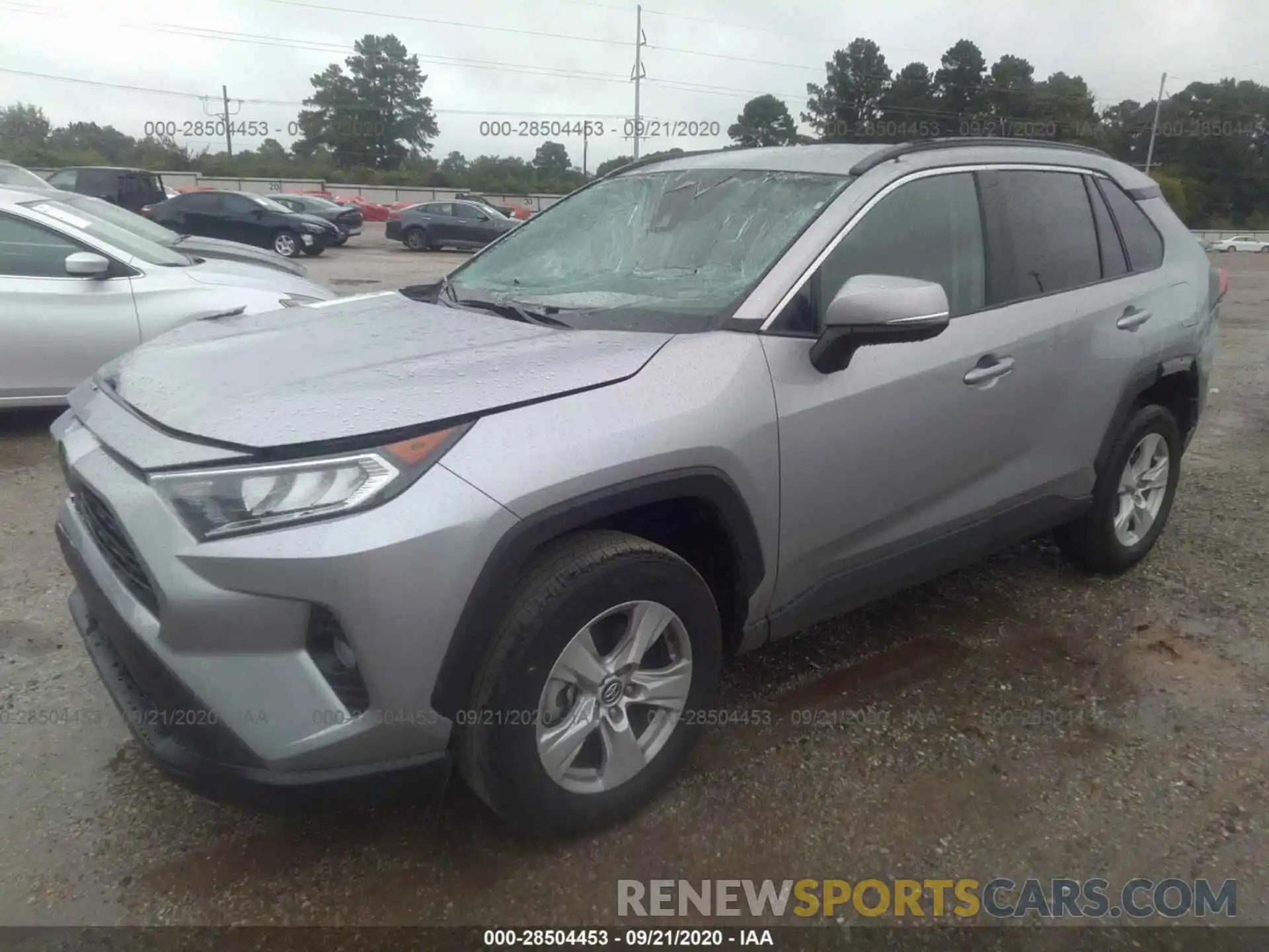 2 Photograph of a damaged car 2T3W1RFV7LC059773 TOYOTA RAV4 2020