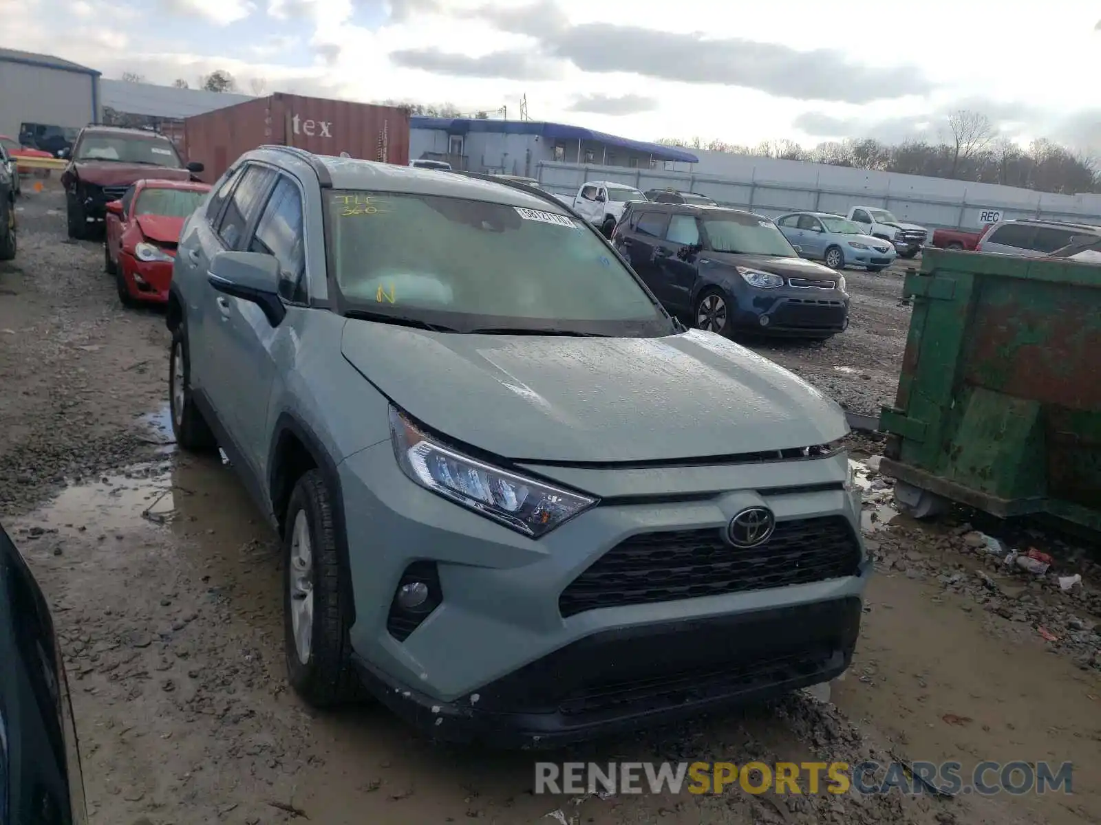 1 Photograph of a damaged car 2T3W1RFV7LC063208 TOYOTA RAV4 2020