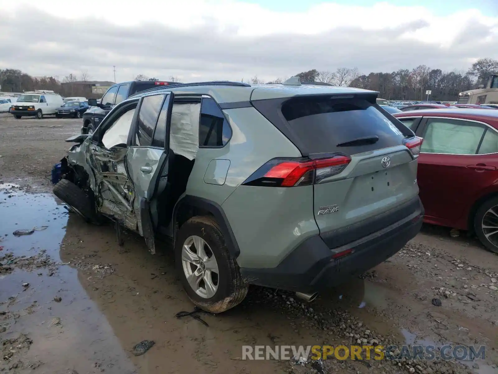 3 Photograph of a damaged car 2T3W1RFV7LC063208 TOYOTA RAV4 2020