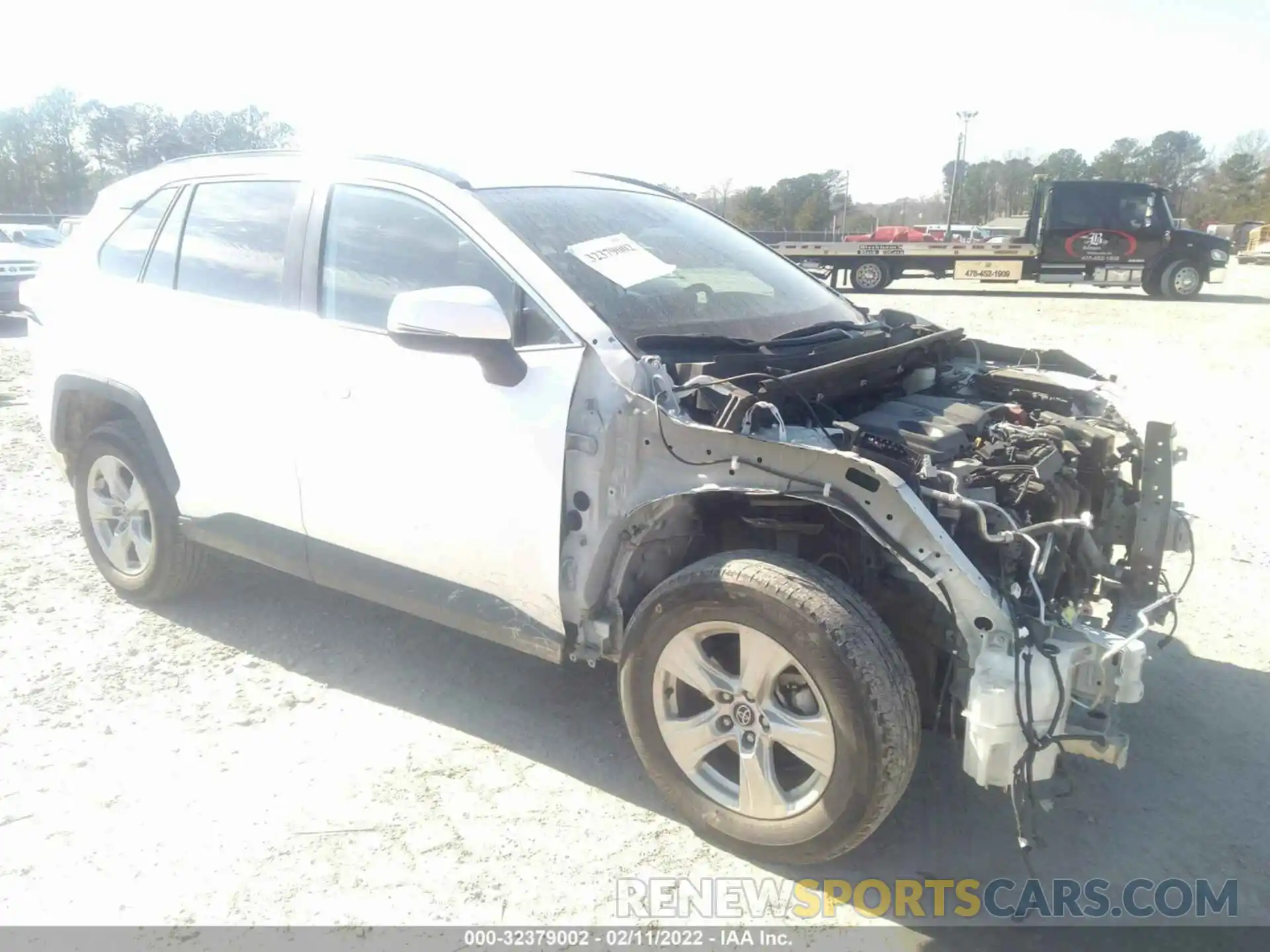 1 Photograph of a damaged car 2T3W1RFV7LC064178 TOYOTA RAV4 2020