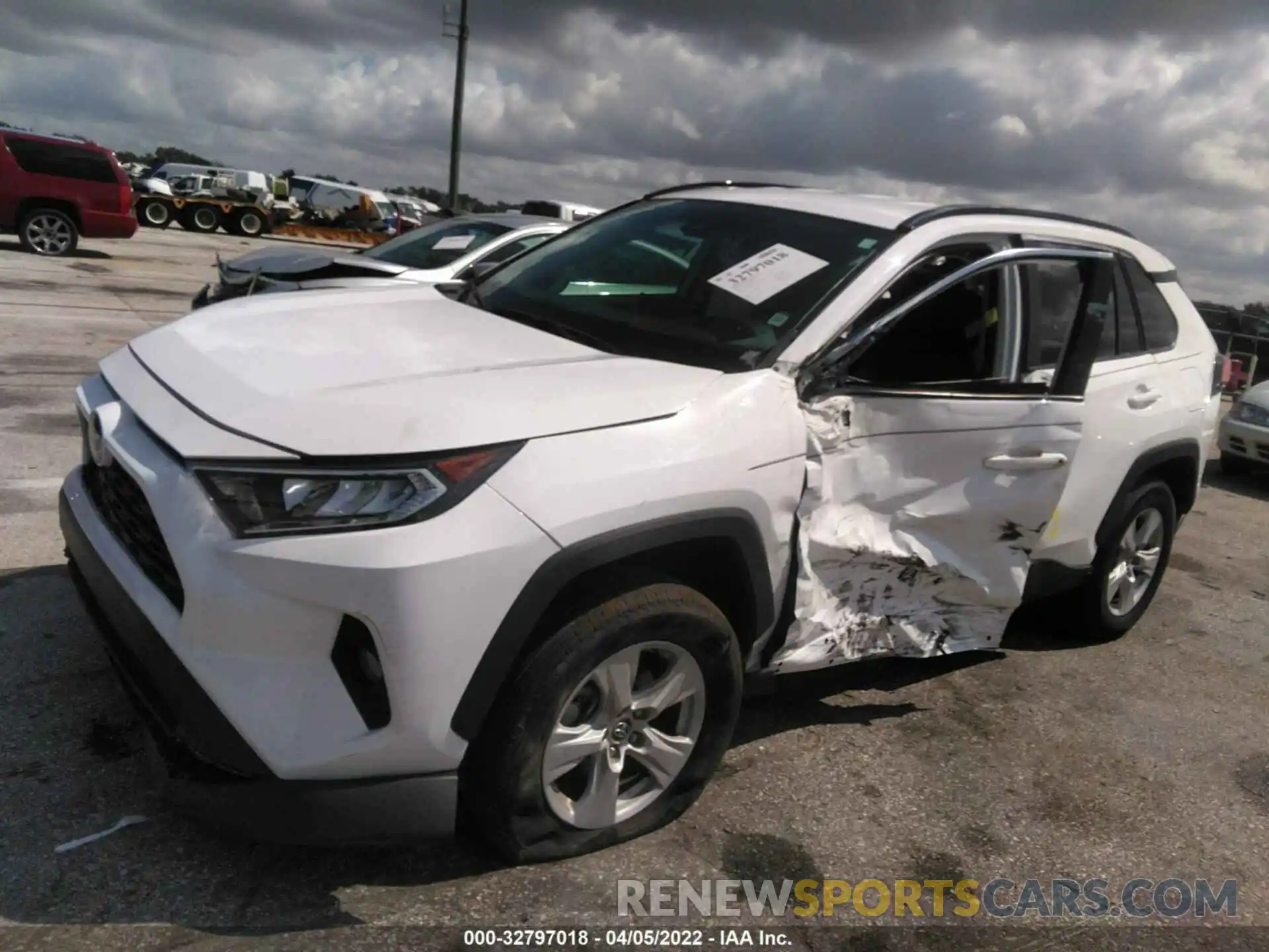 2 Photograph of a damaged car 2T3W1RFV7LC064259 TOYOTA RAV4 2020