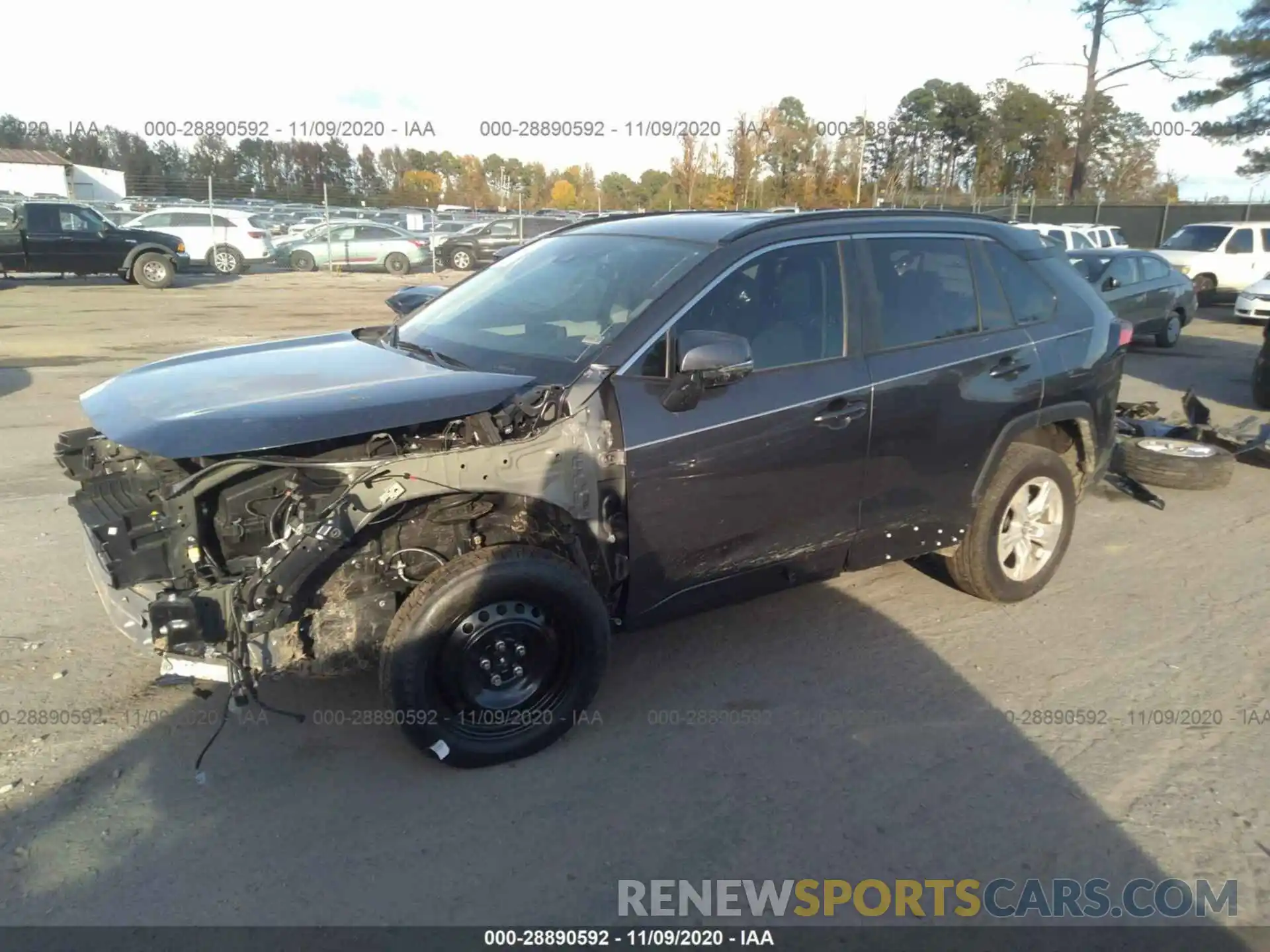 2 Photograph of a damaged car 2T3W1RFV7LC066898 TOYOTA RAV4 2020