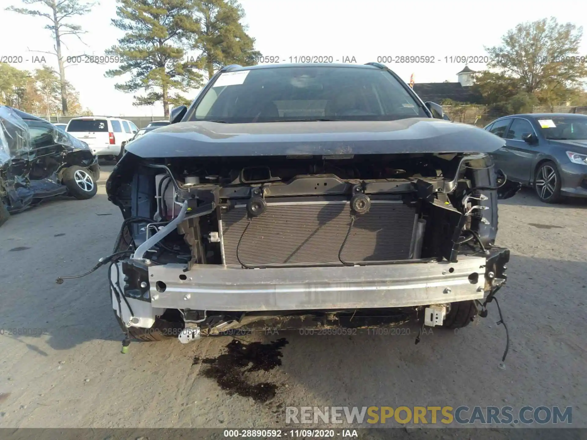 6 Photograph of a damaged car 2T3W1RFV7LC066898 TOYOTA RAV4 2020