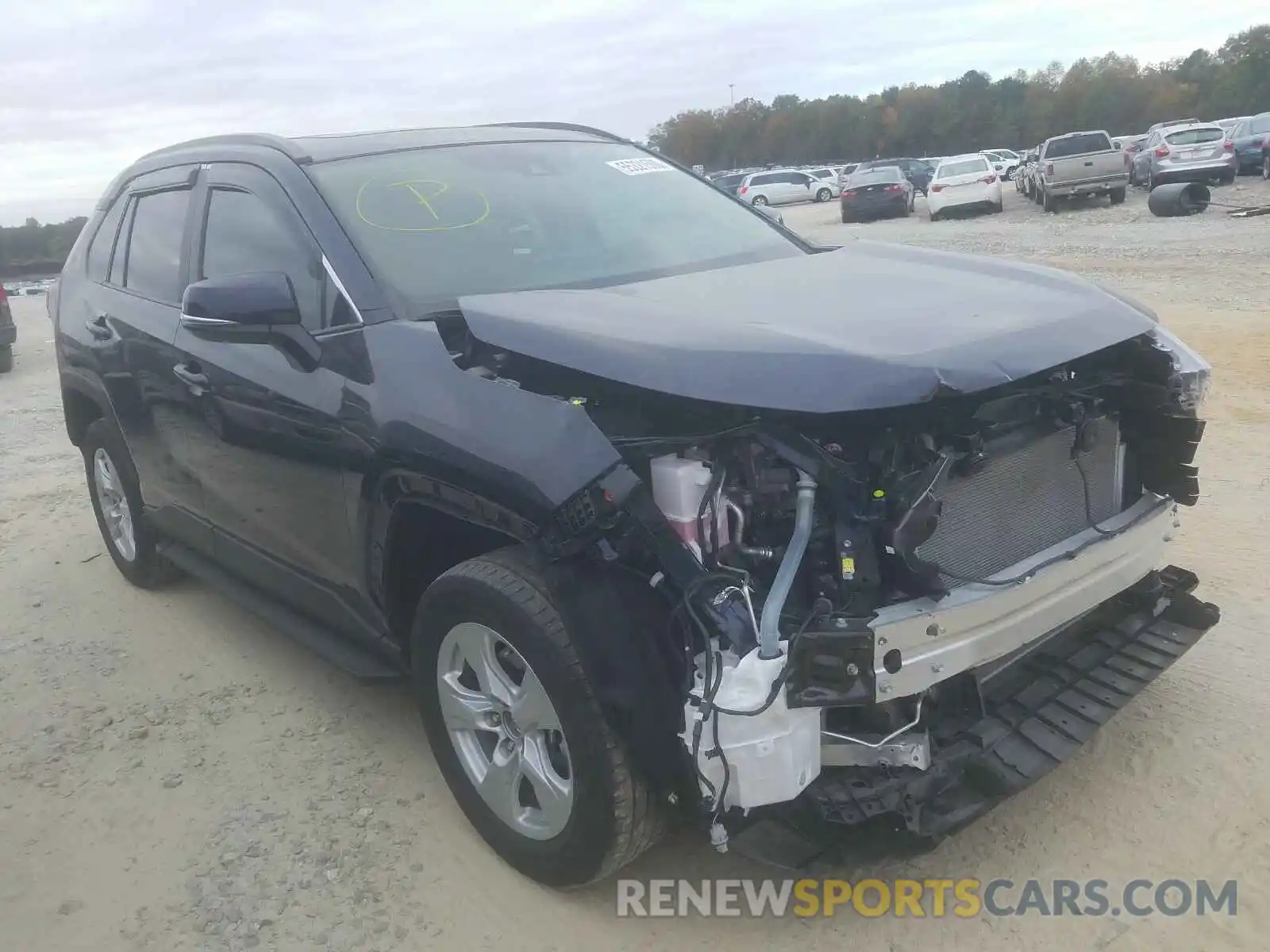 1 Photograph of a damaged car 2T3W1RFV7LC069025 TOYOTA RAV4 2020