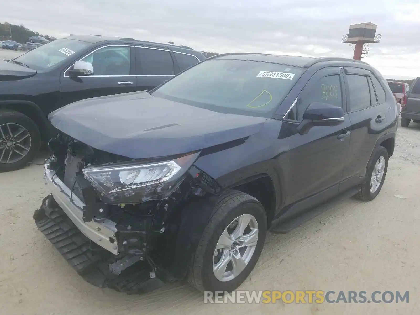 2 Photograph of a damaged car 2T3W1RFV7LC069025 TOYOTA RAV4 2020