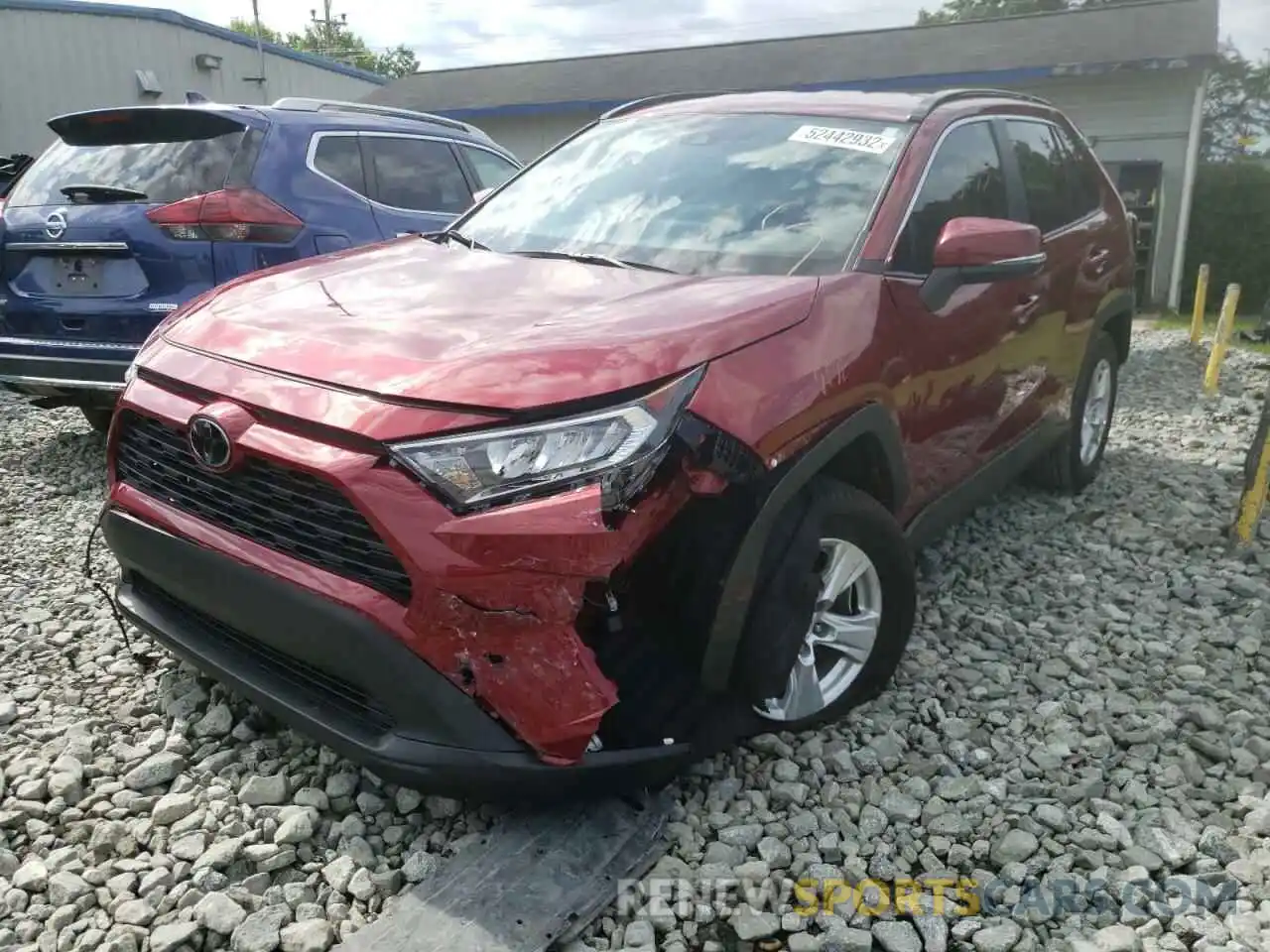 2 Фотография поврежденного автомобиля 2T3W1RFV7LC083281 TOYOTA RAV4 2020