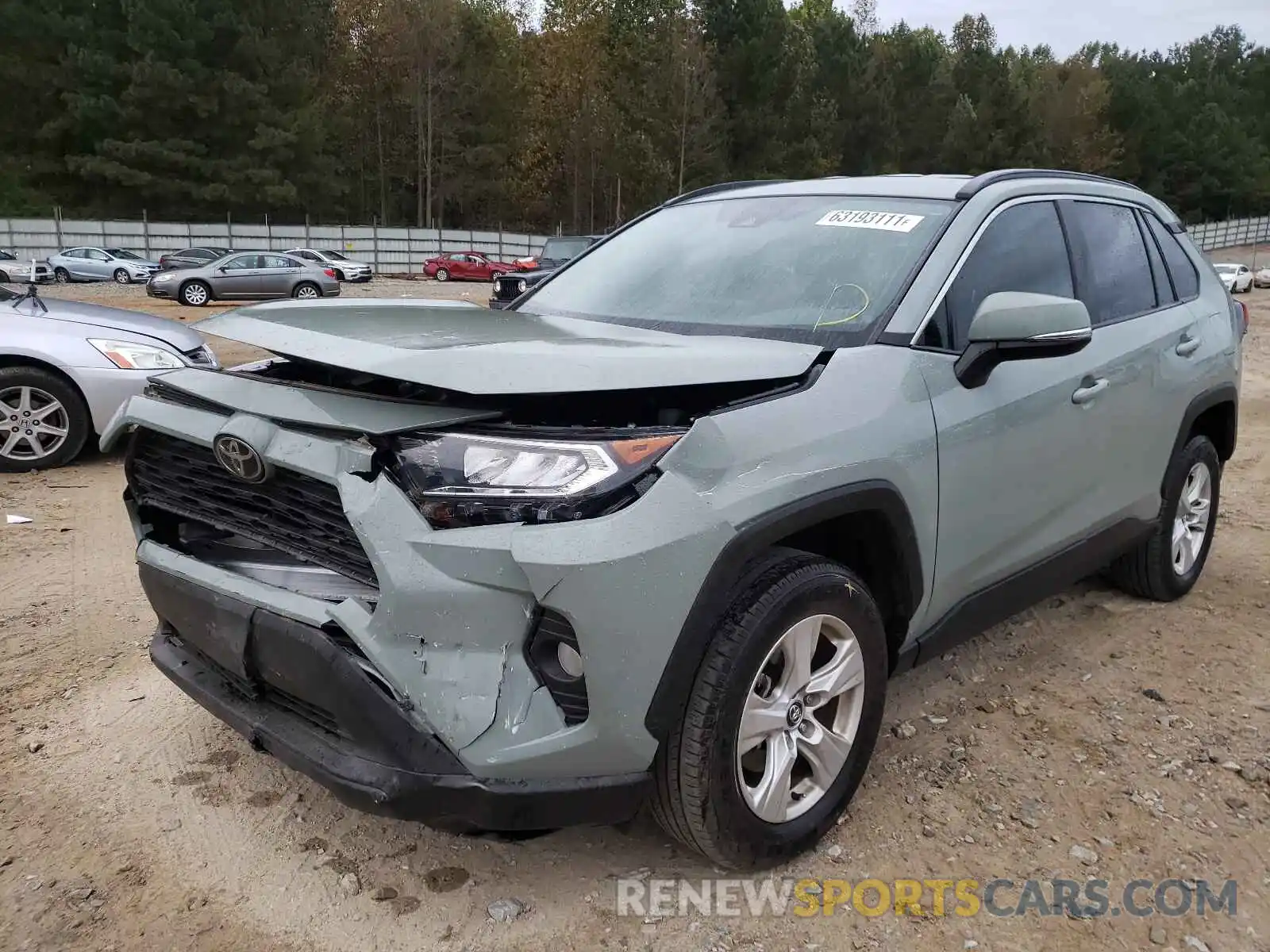 2 Photograph of a damaged car 2T3W1RFV7LW059089 TOYOTA RAV4 2020