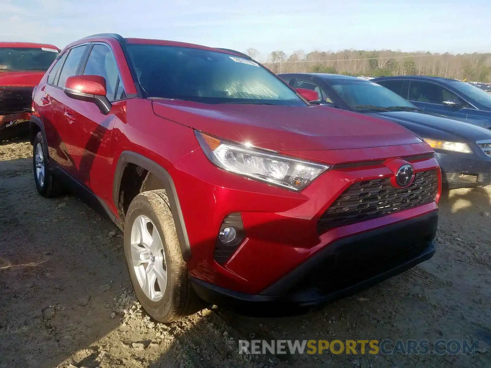 1 Photograph of a damaged car 2T3W1RFV7LW062025 TOYOTA RAV4 2020