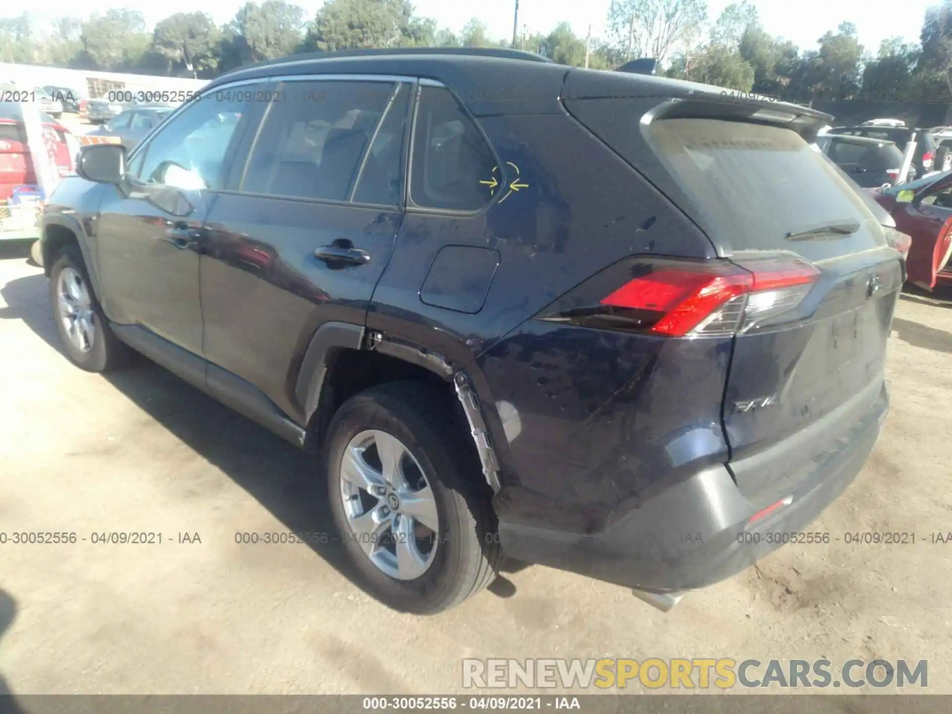 3 Photograph of a damaged car 2T3W1RFV7LW065362 TOYOTA RAV4 2020