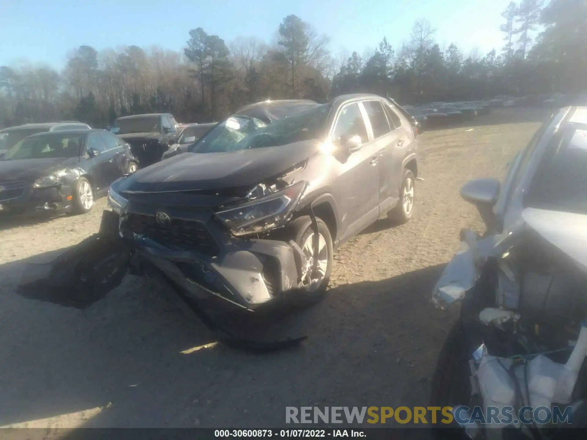 2 Photograph of a damaged car 2T3W1RFV7LW066284 TOYOTA RAV4 2020