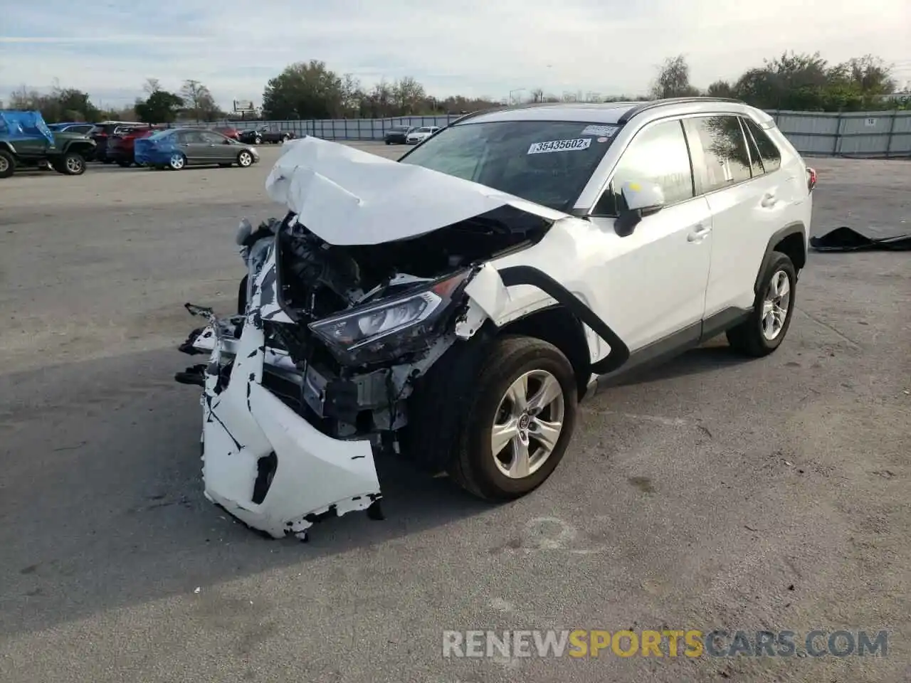 2 Photograph of a damaged car 2T3W1RFV7LW066706 TOYOTA RAV4 2020