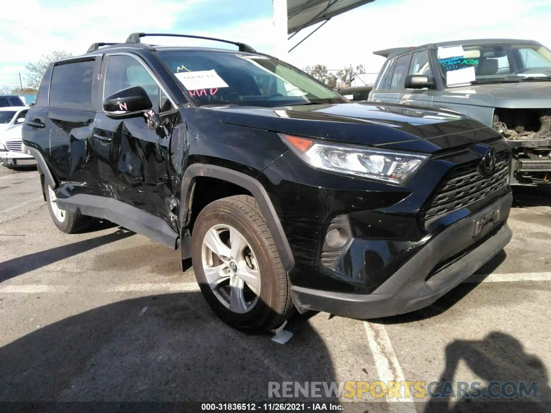 1 Photograph of a damaged car 2T3W1RFV7LW069363 TOYOTA RAV4 2020