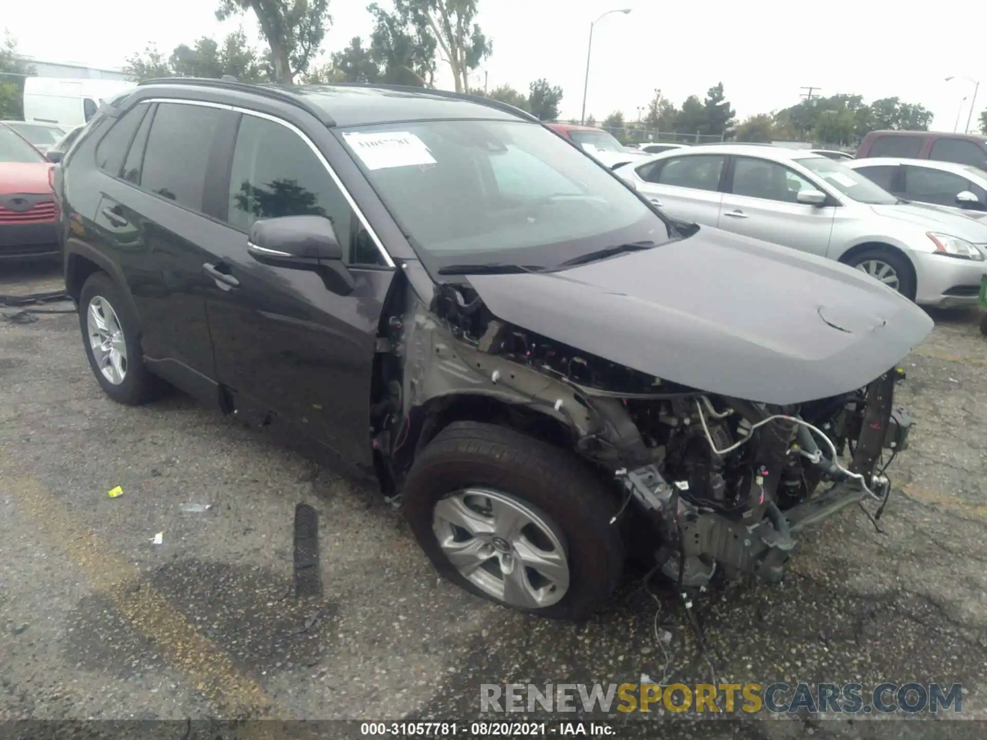 1 Photograph of a damaged car 2T3W1RFV7LW077088 TOYOTA RAV4 2020