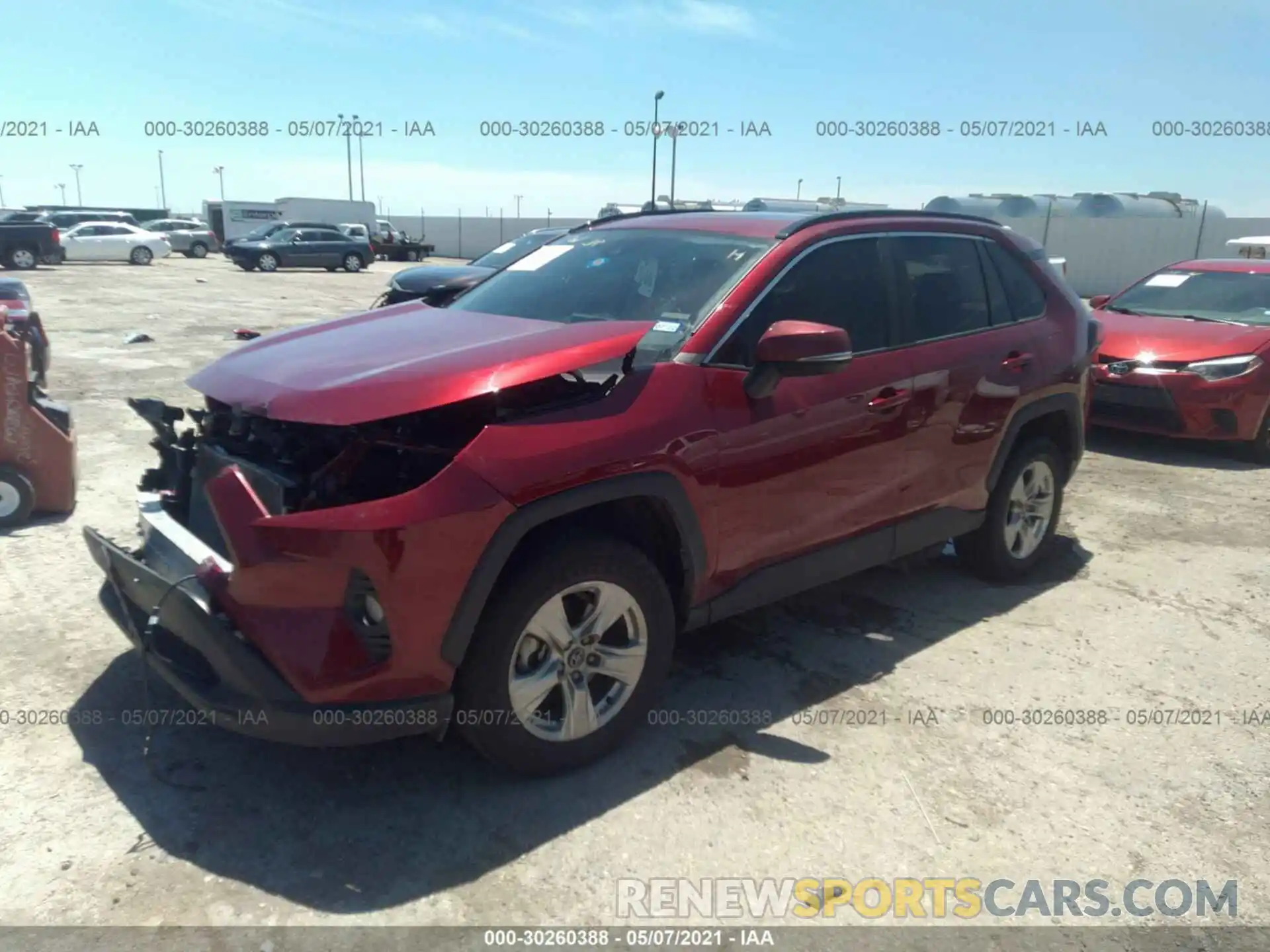 2 Photograph of a damaged car 2T3W1RFV7LW086583 TOYOTA RAV4 2020