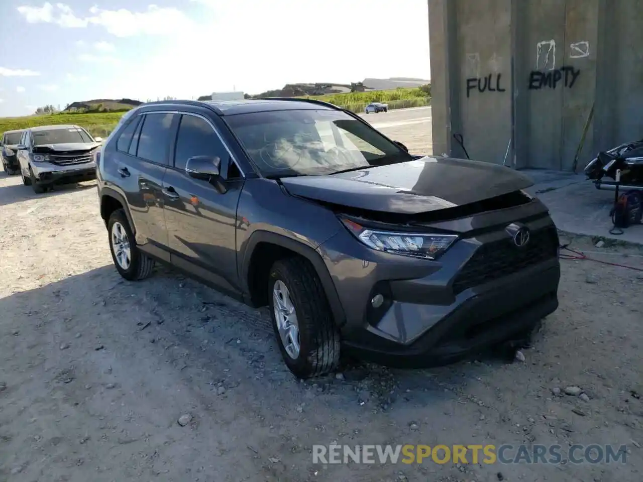 1 Photograph of a damaged car 2T3W1RFV7LW090696 TOYOTA RAV4 2020