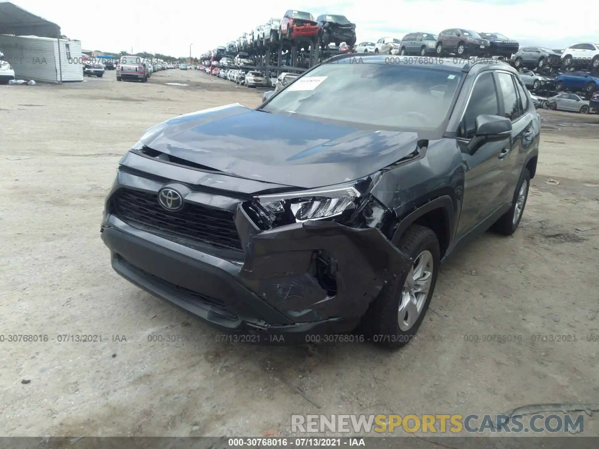 6 Photograph of a damaged car 2T3W1RFV7LW092741 TOYOTA RAV4 2020