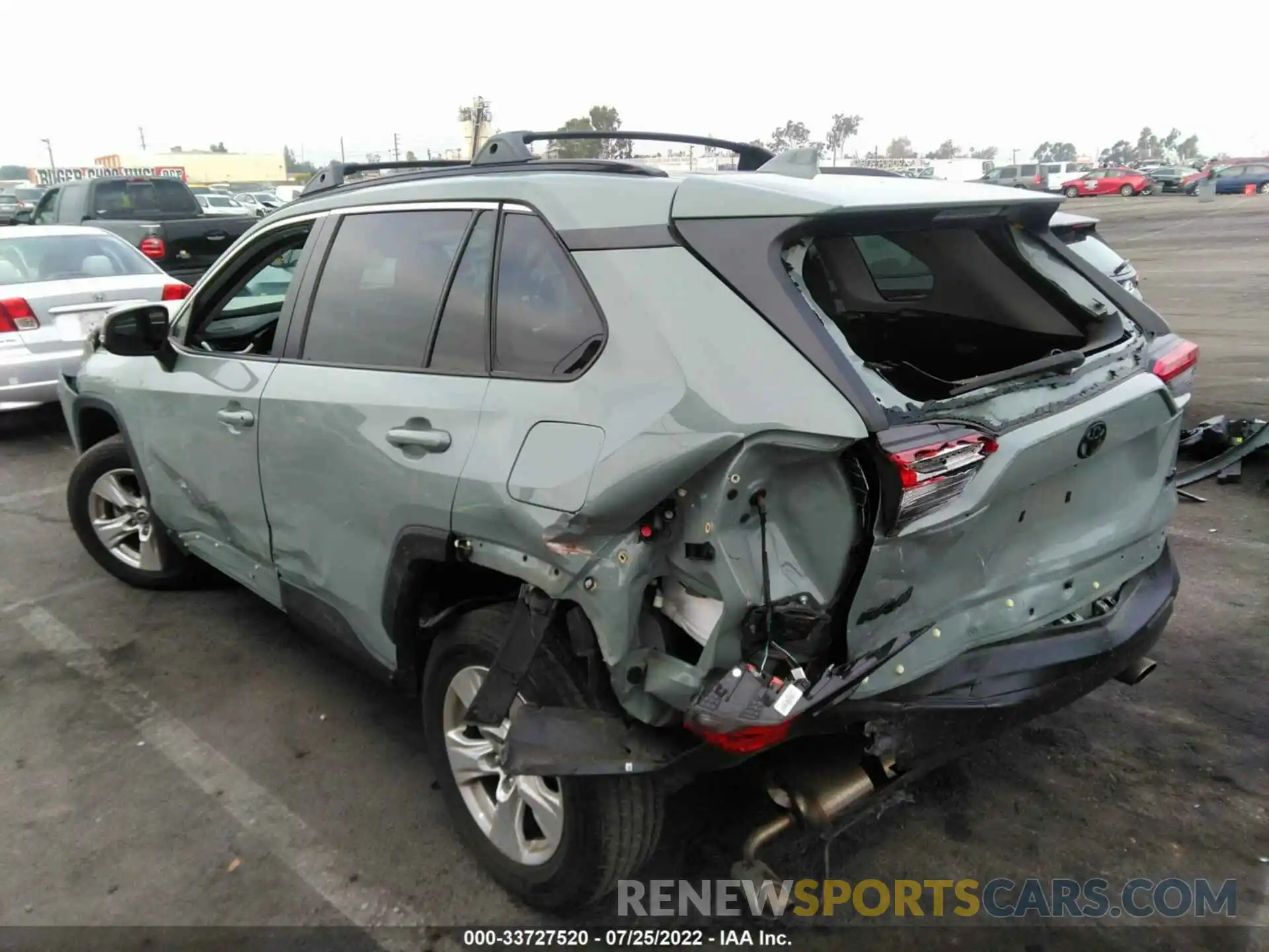 3 Photograph of a damaged car 2T3W1RFV7LW100336 TOYOTA RAV4 2020