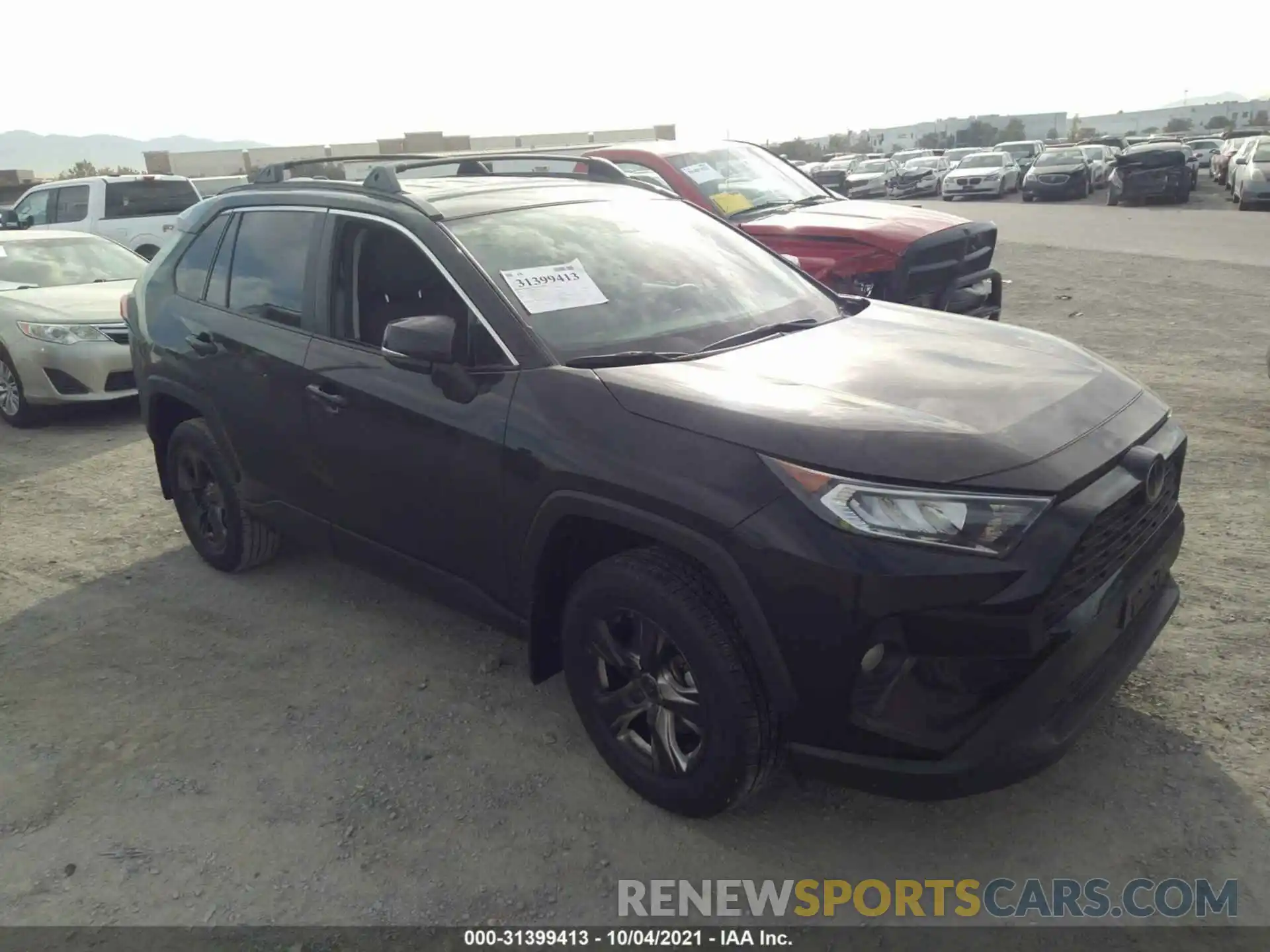 1 Photograph of a damaged car 2T3W1RFV7LW101745 TOYOTA RAV4 2020